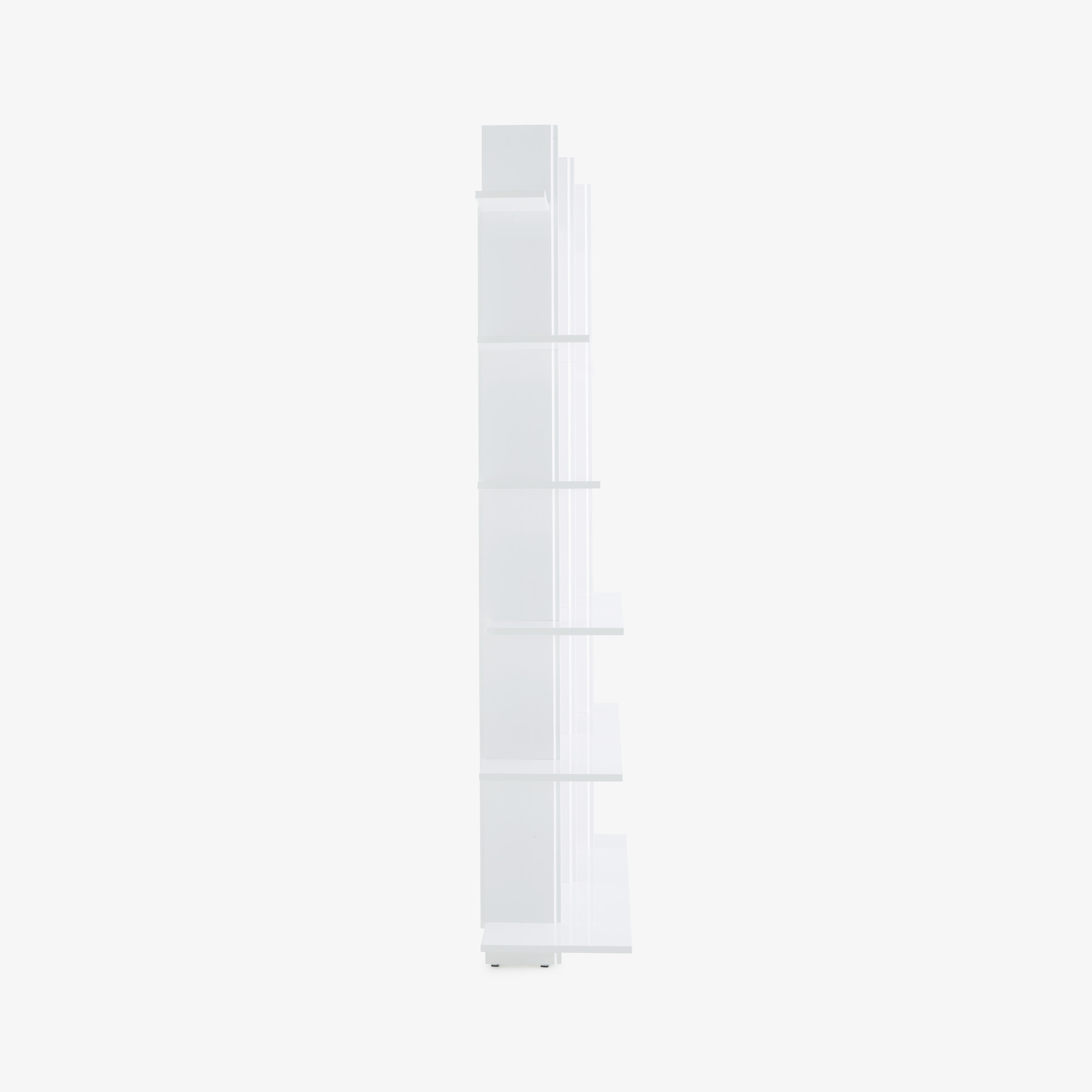 Image Single bookshelf white lacquer  2
