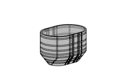 VASE KLEINES MODELL SMOKE