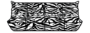 3-SITZER OHNE ARMLEHNE VERSION ZEBRE 