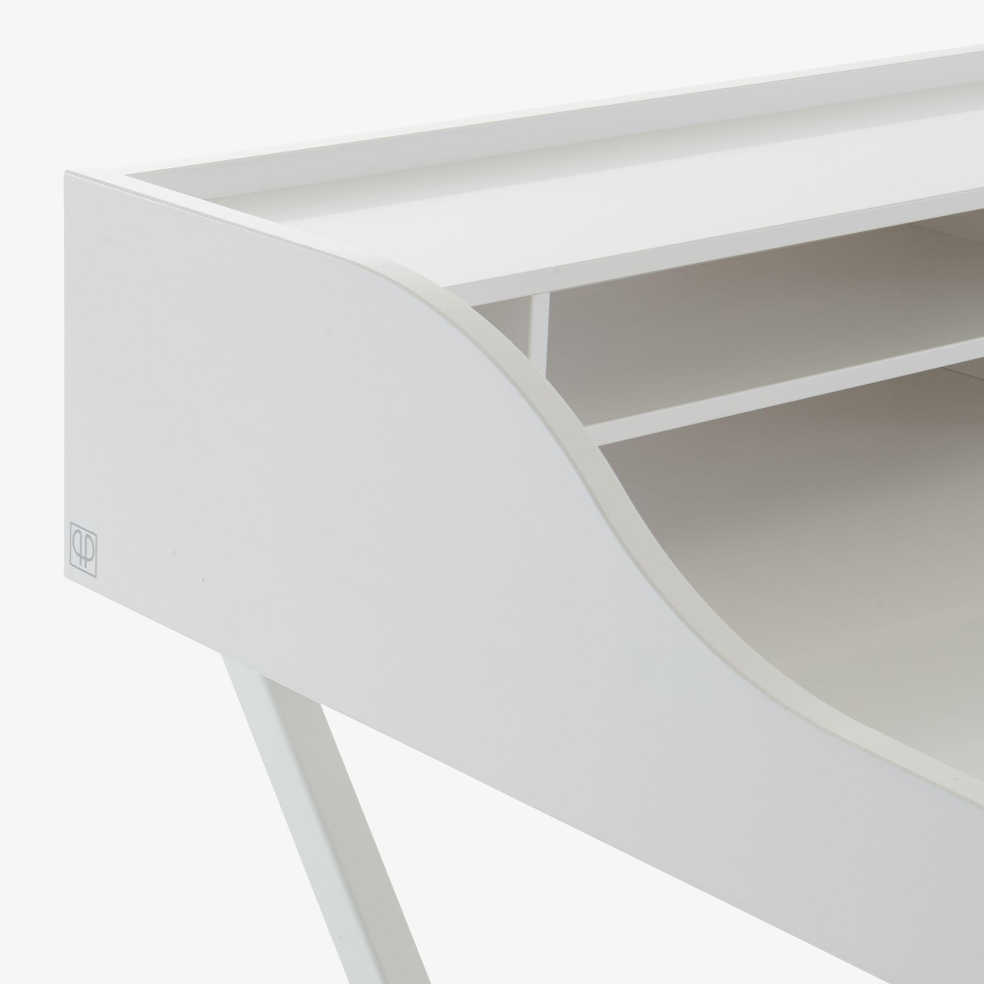 Image Desk white lacquer  8