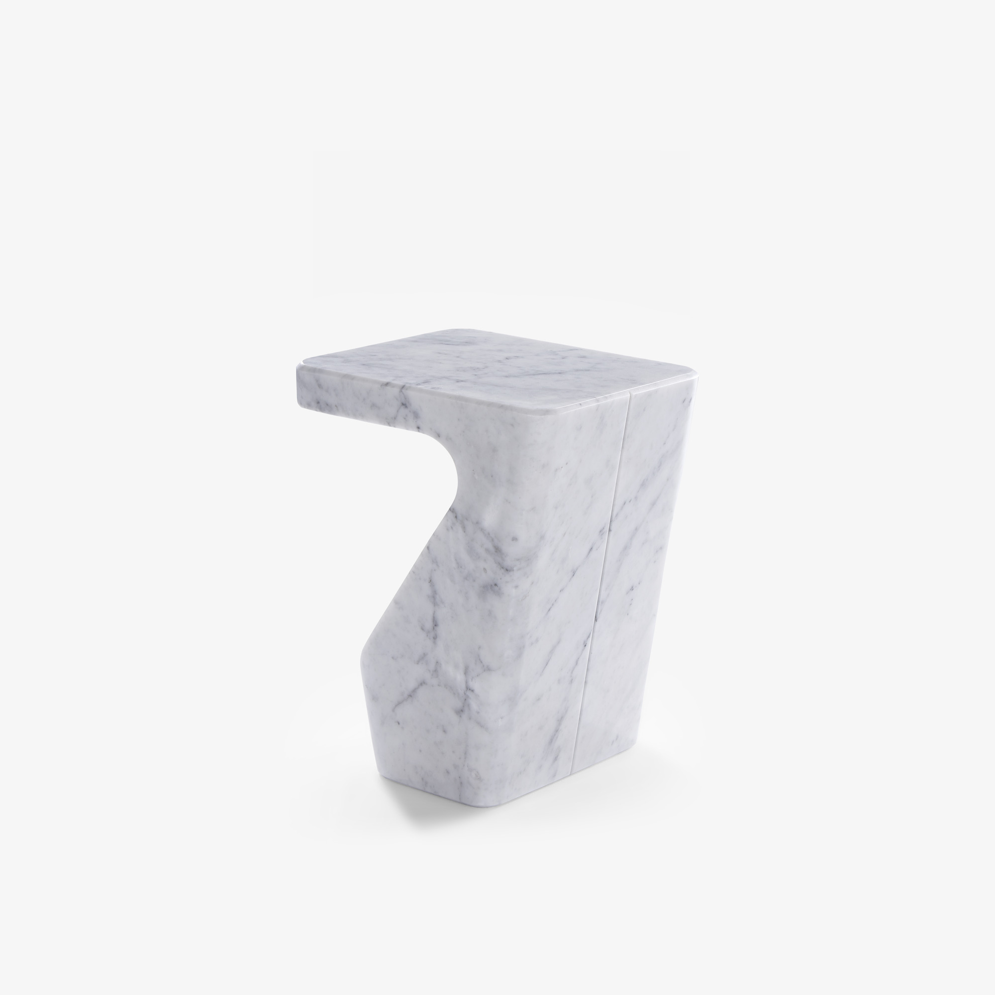 Image Occasional table white marble  2