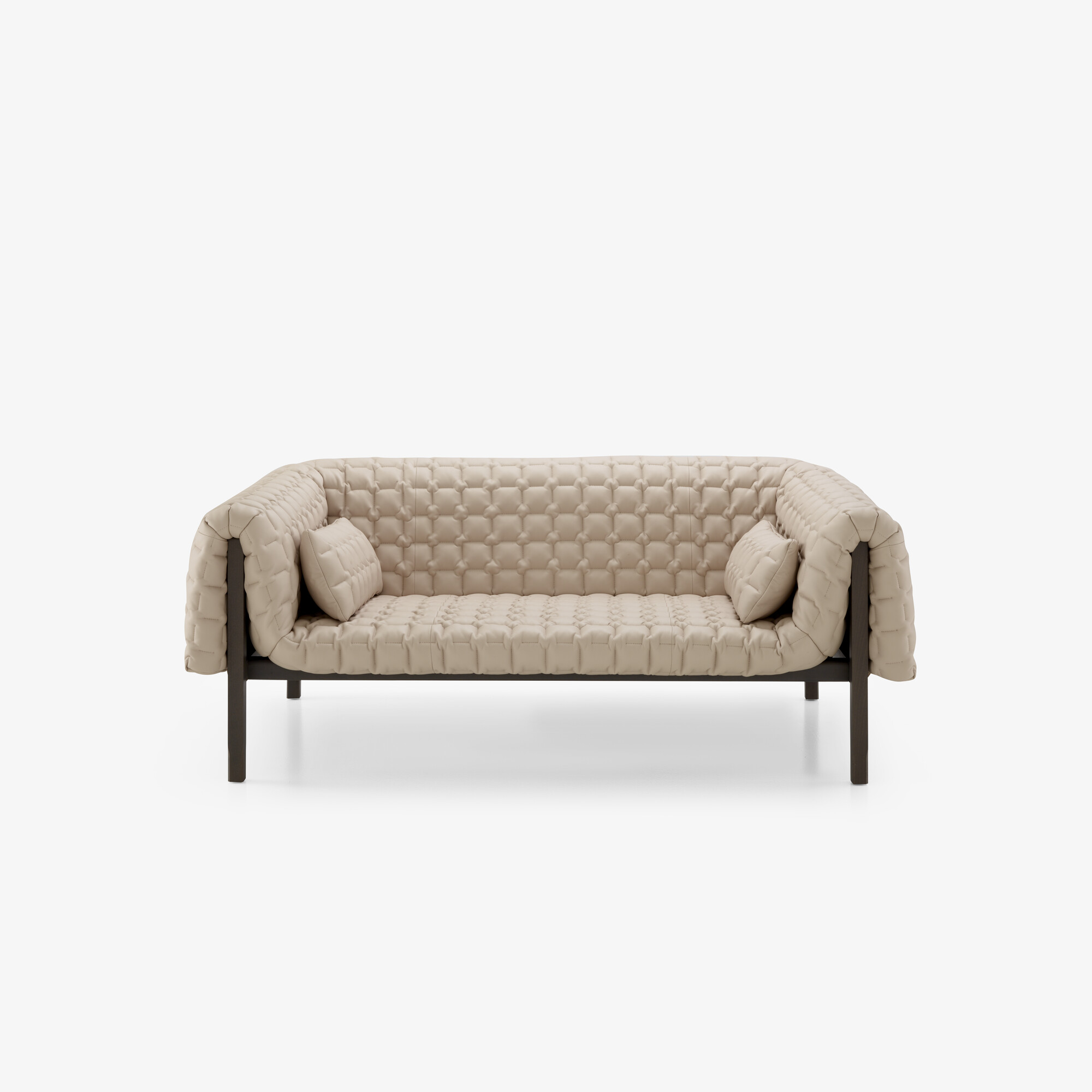 Image MEDIUM SOFA LOW BACK WITH 2 LUMBAR CUSHIONS