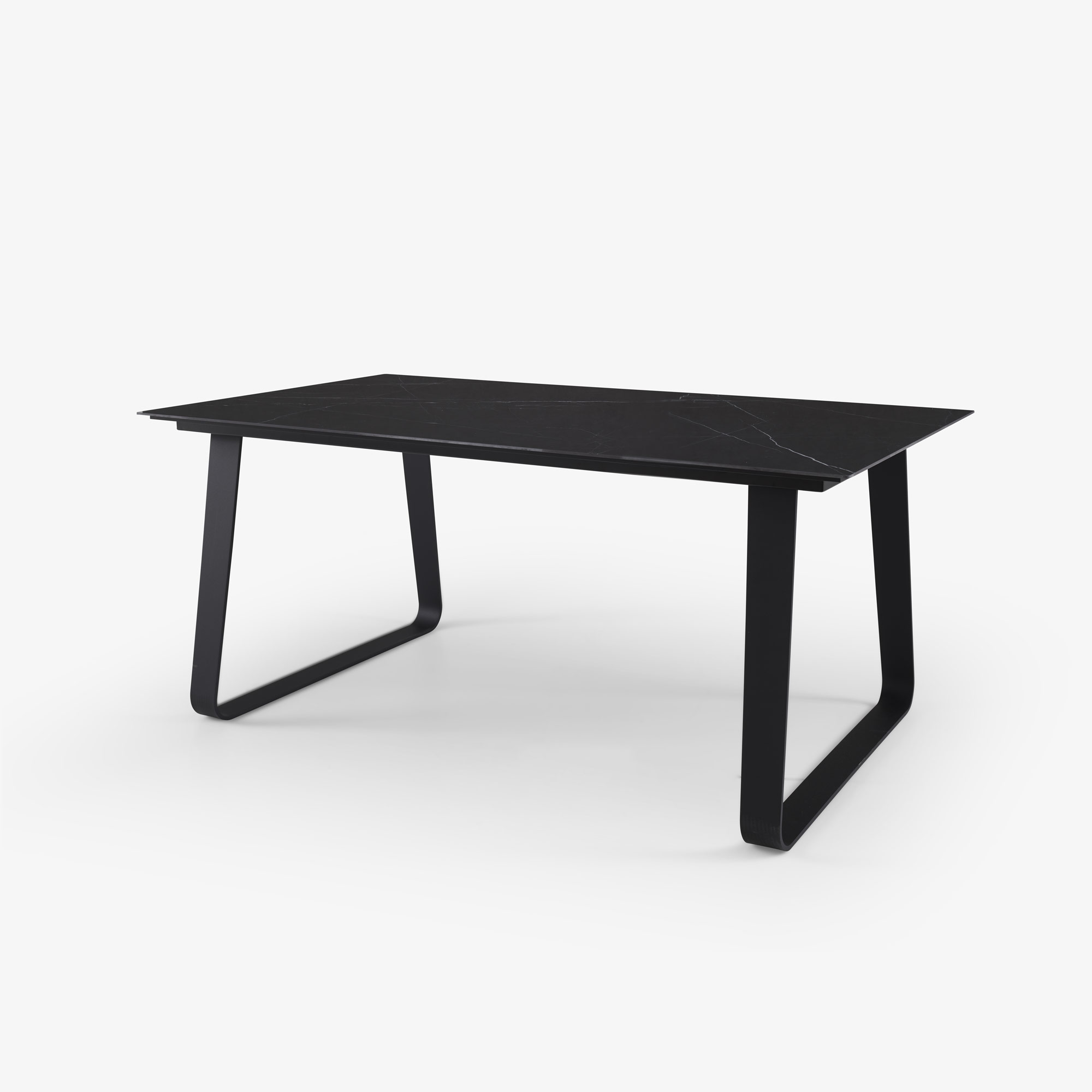 Image Dining table black lacquered base  2