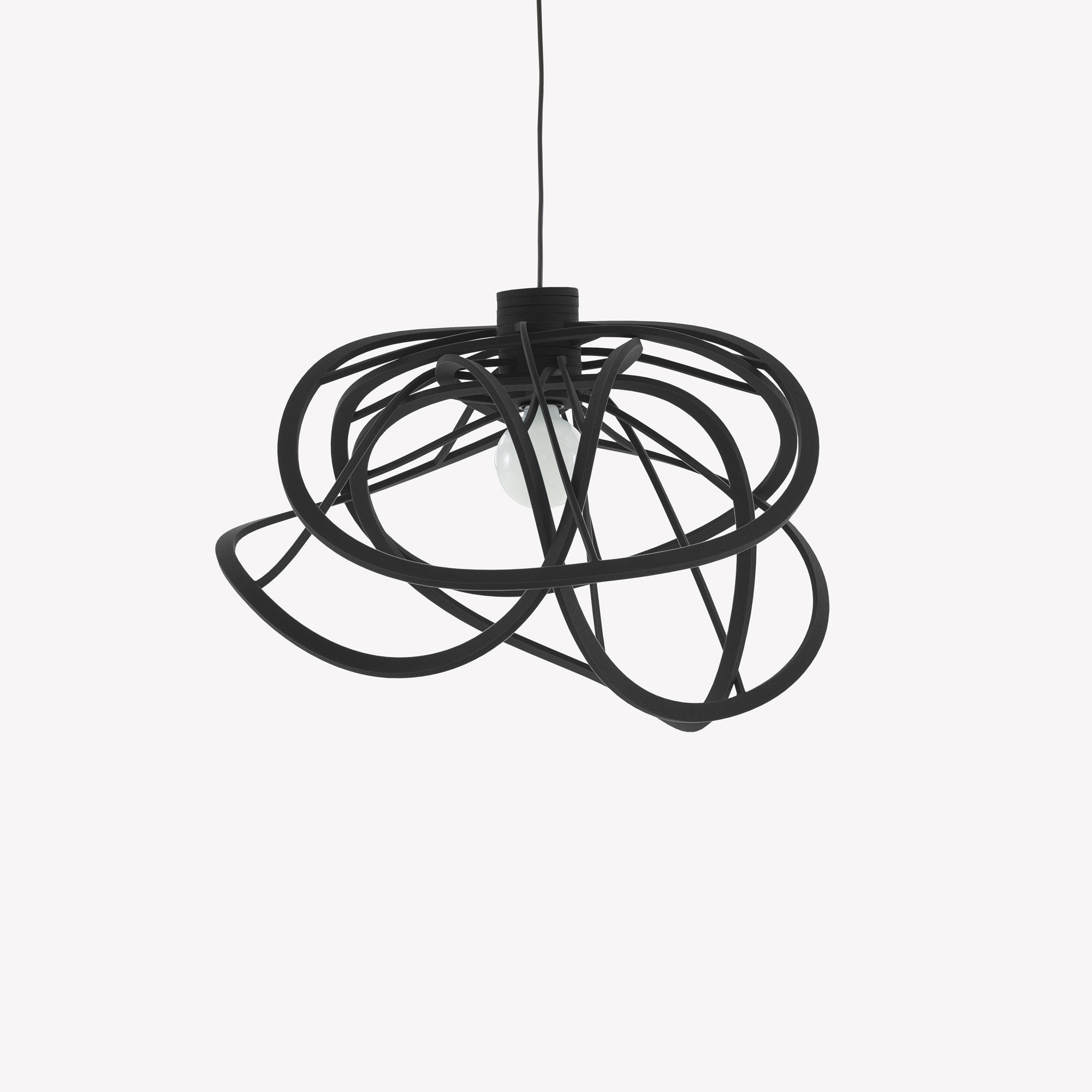 Image Hanging lamp black ul listed 1