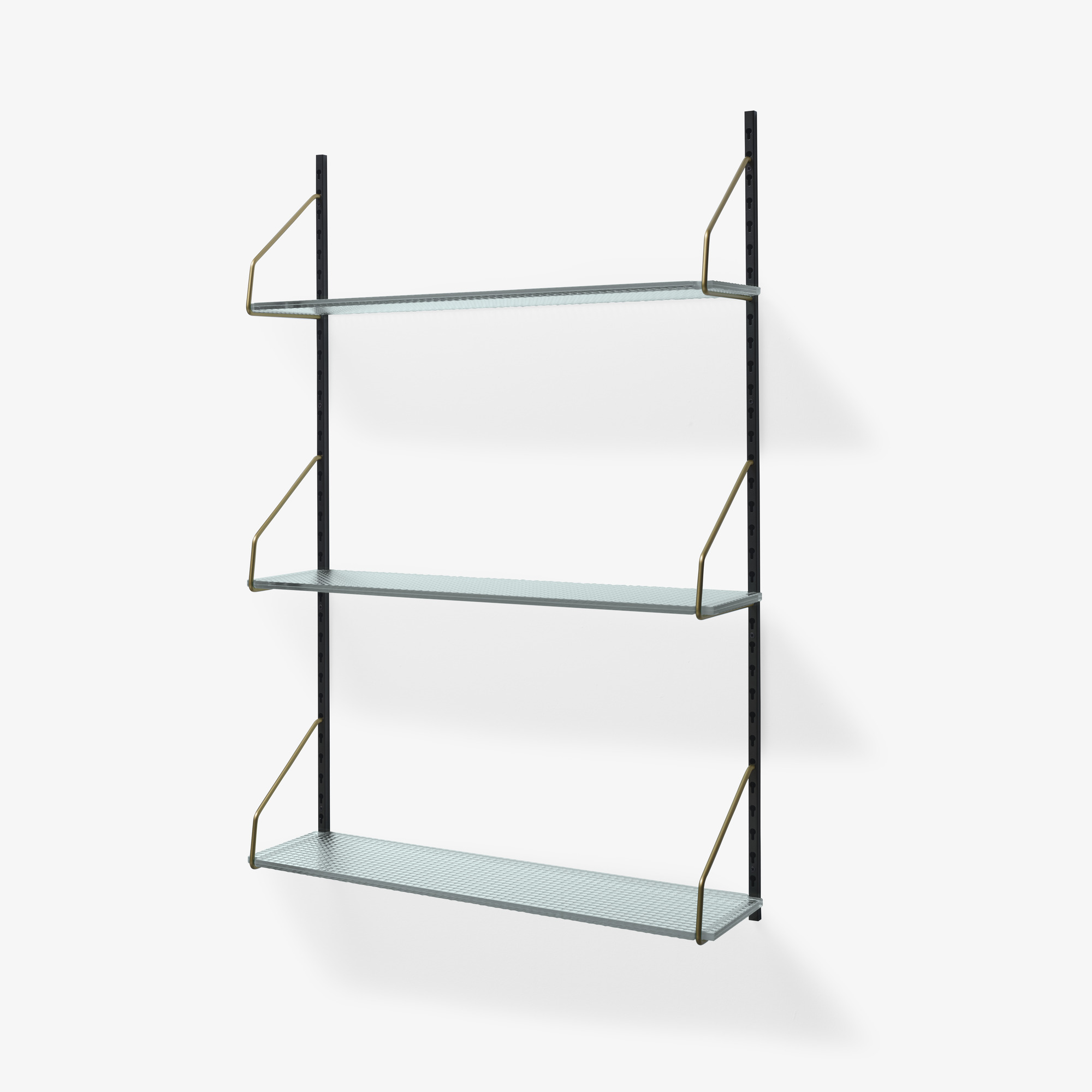 Image Wall mounted bookcase with glass shelves  2