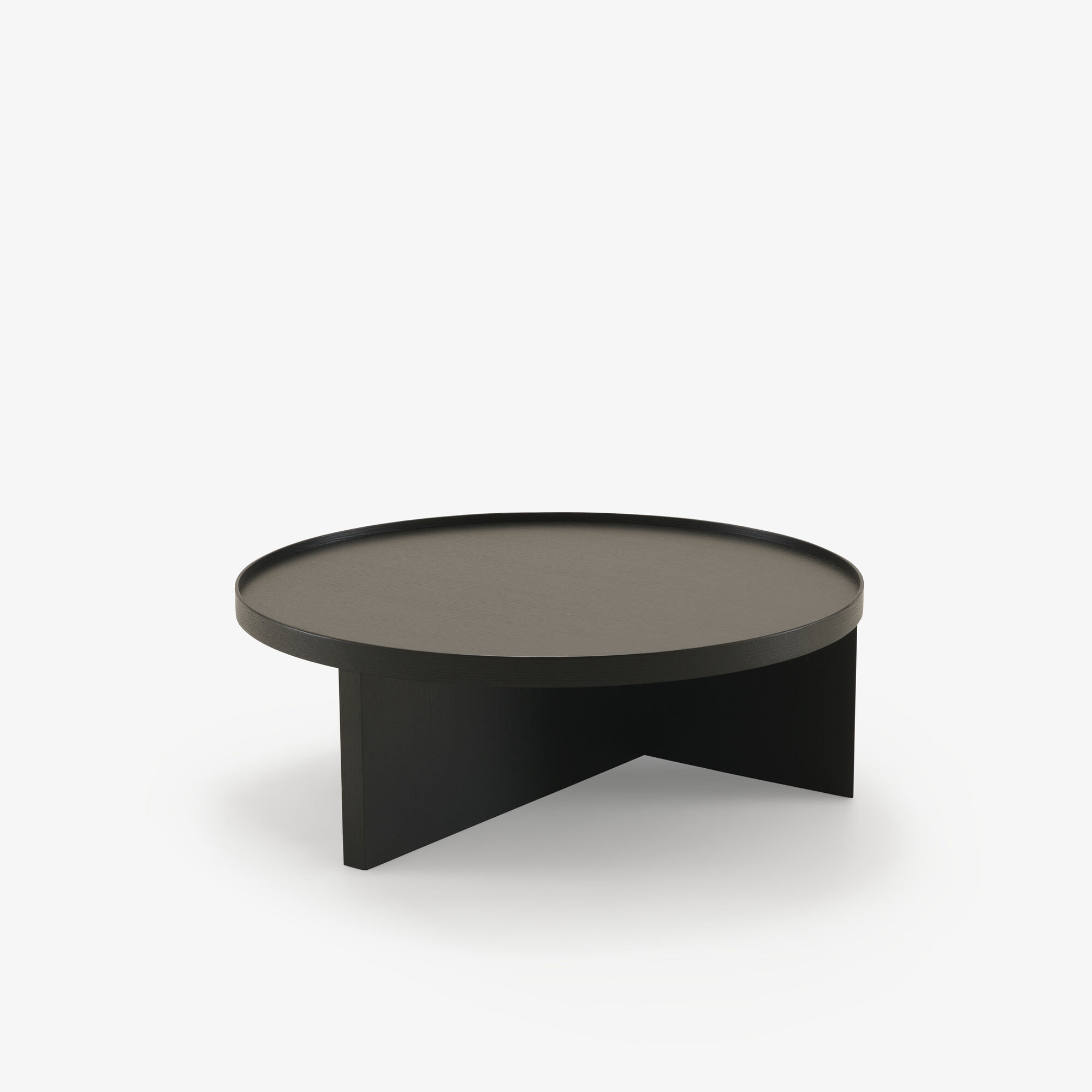 Image TABLE BASSE FRÊNE TEINTÉ NOIR 