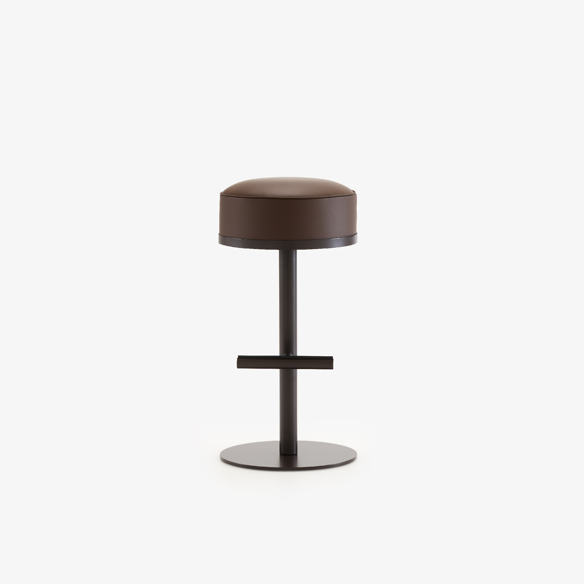 Image High stool leather/dako brun foncé boroca 1