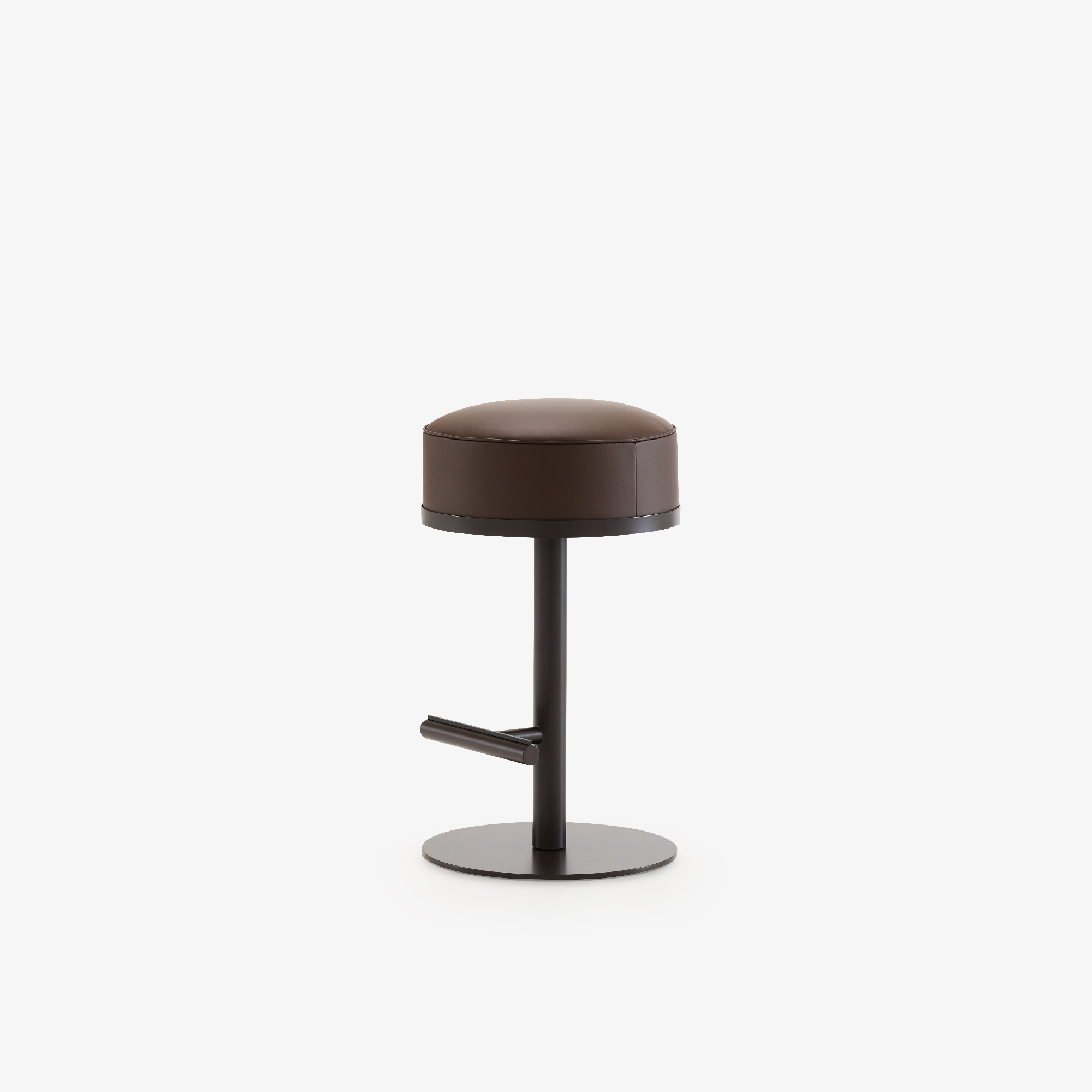 Image High stool leather/dako brun foncé boroca 2