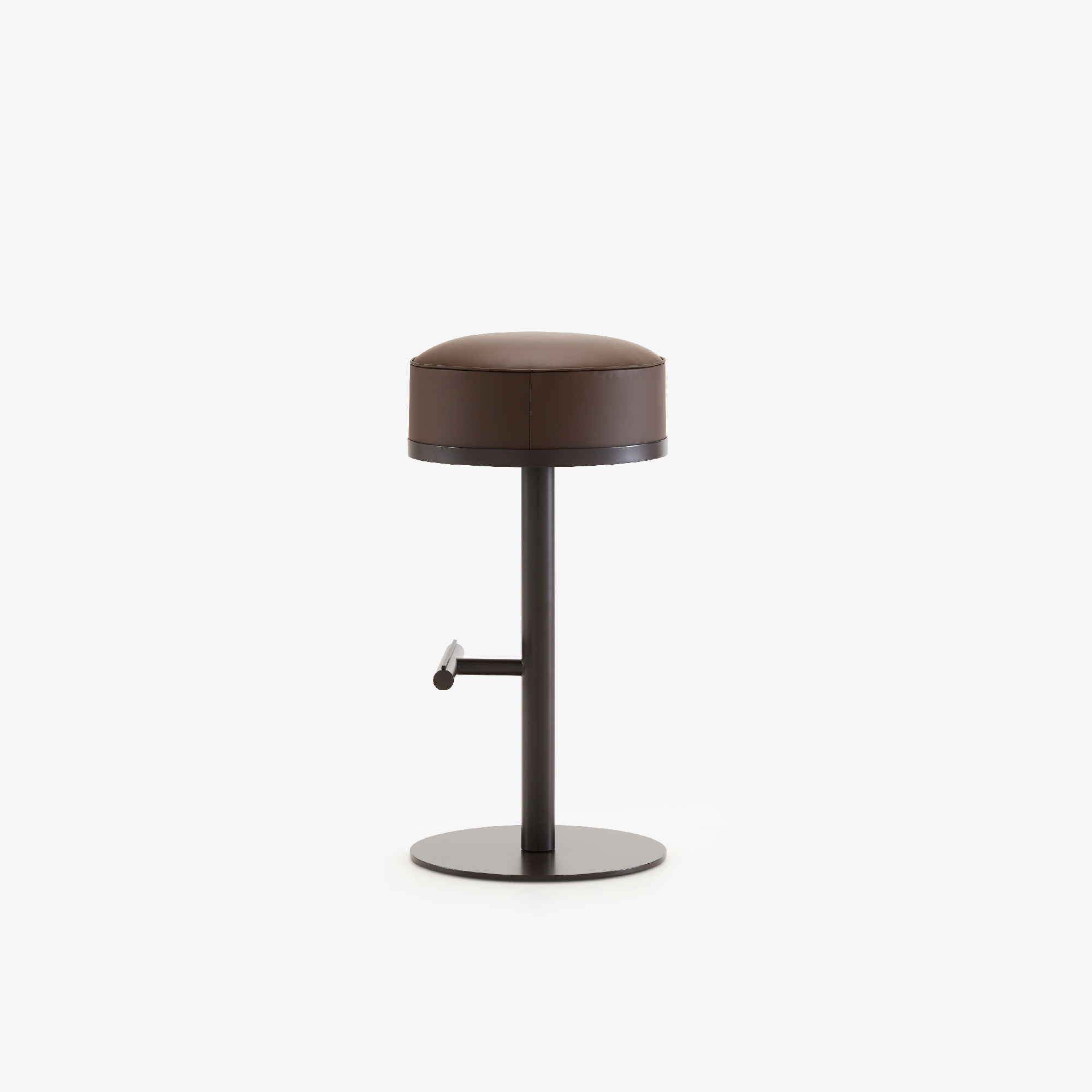 Image High stool leather/dako brun foncé boroca 3