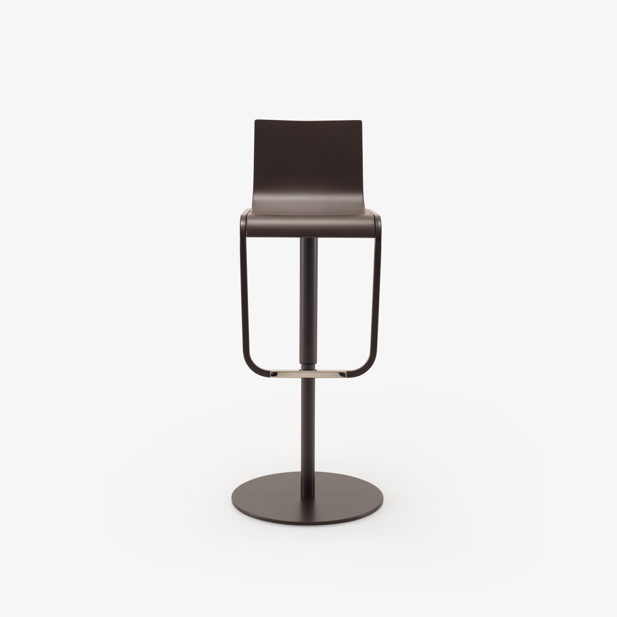 Image Tabouret brun gris  1