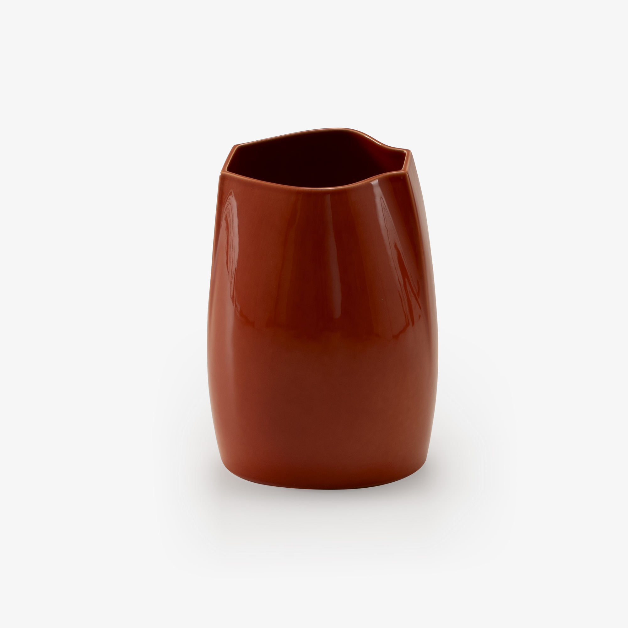 Image VASE PETIT MODÈLE ORANGE BRULE
