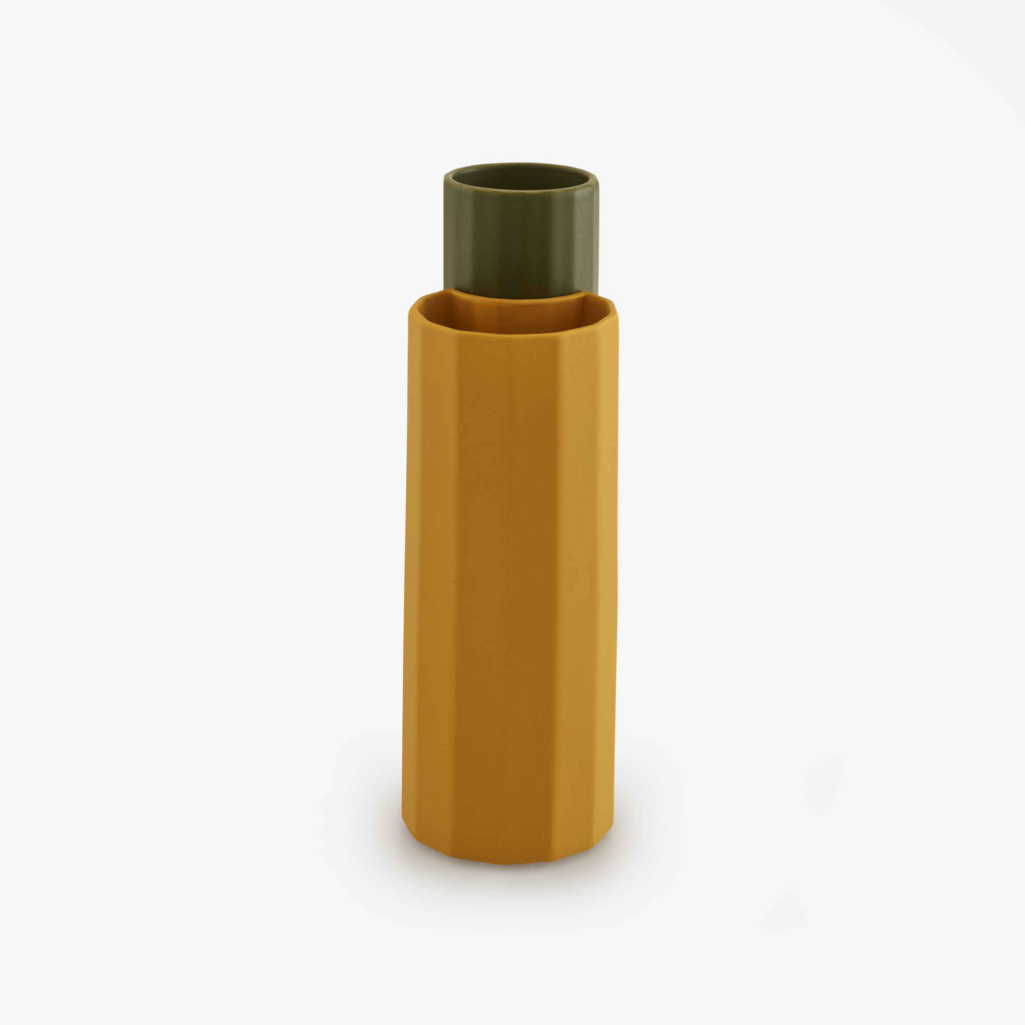 Image Vase "2 en 1" épice / kaki 3