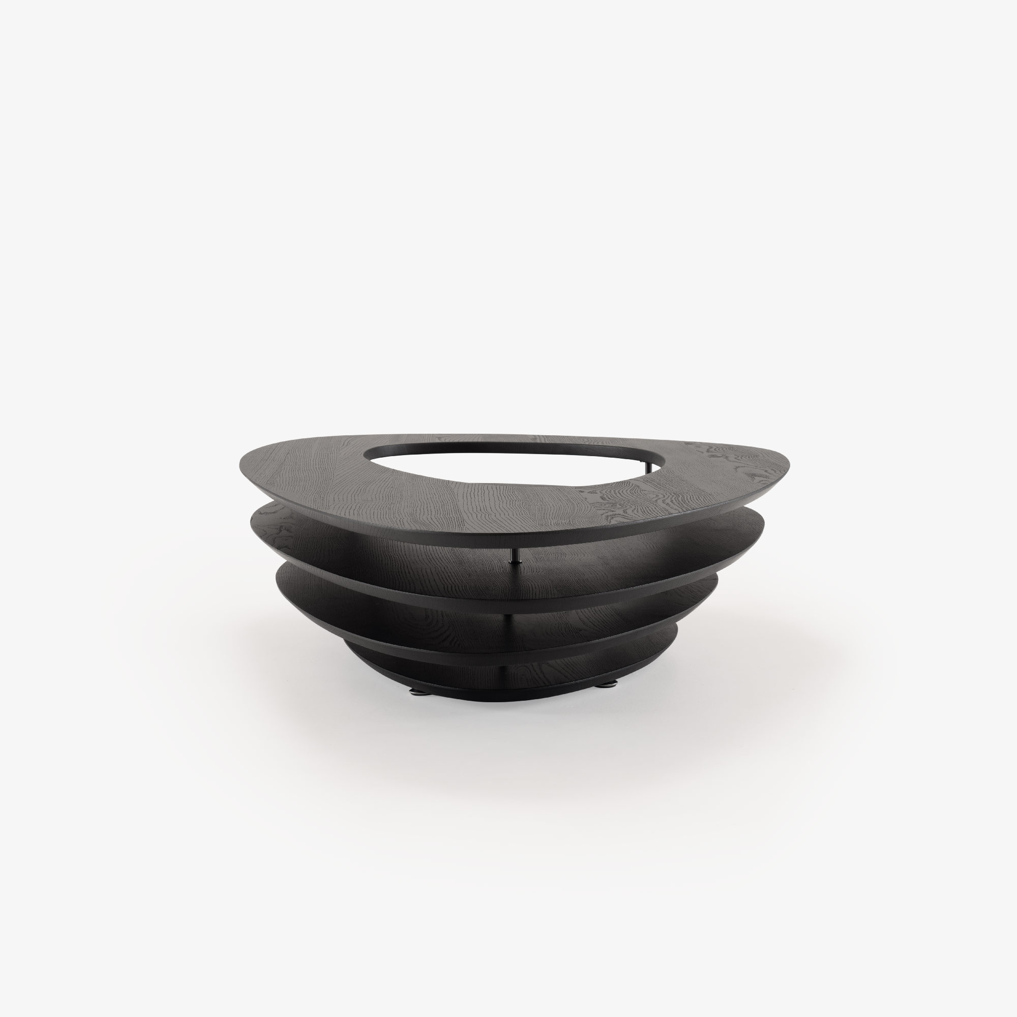Image Low table black stained ash  3