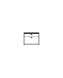 NIGHT CHEST 2 DRAWERS C 1