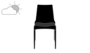 DINING CHAIR BLACK INDOOR / OUTDOOR