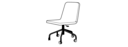 VIK DESK CHAIR - WITHOUT HANDLE BLACK BASE ON CASTERS