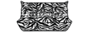 LOVESEAT WITHOUT ARMS VERSION ZEBRE 