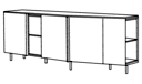 SIDEBOARD 3 DOORS 