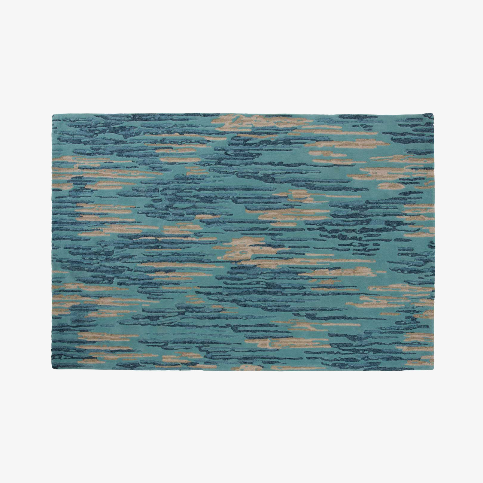 Image Tapis fond bleu / vert  1