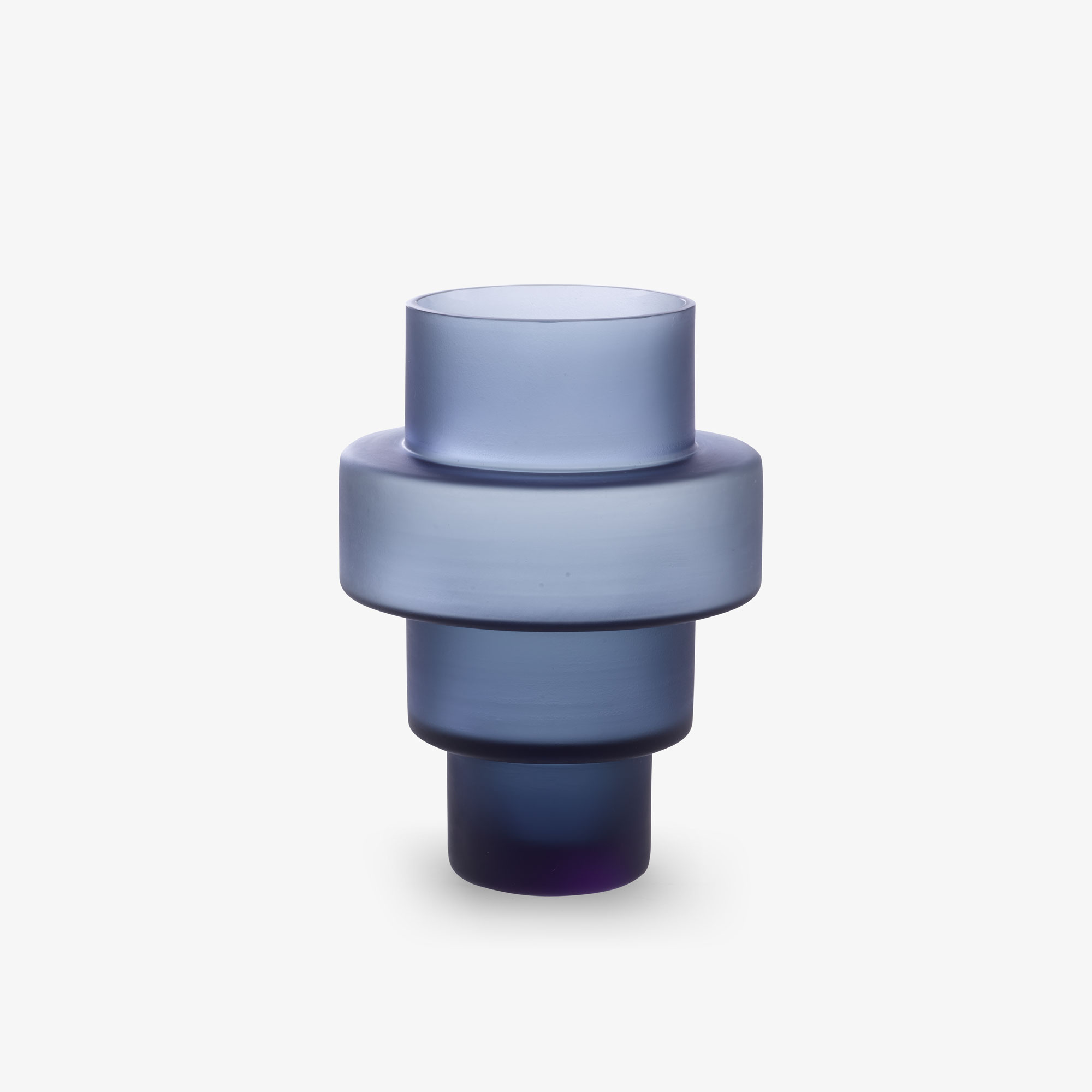 Image Vase moyen modèle indigo blue 1