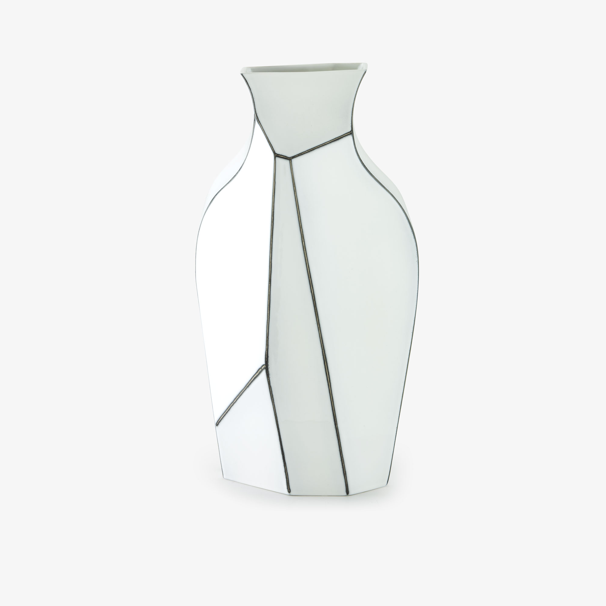 Image Vase blanc / noir  2