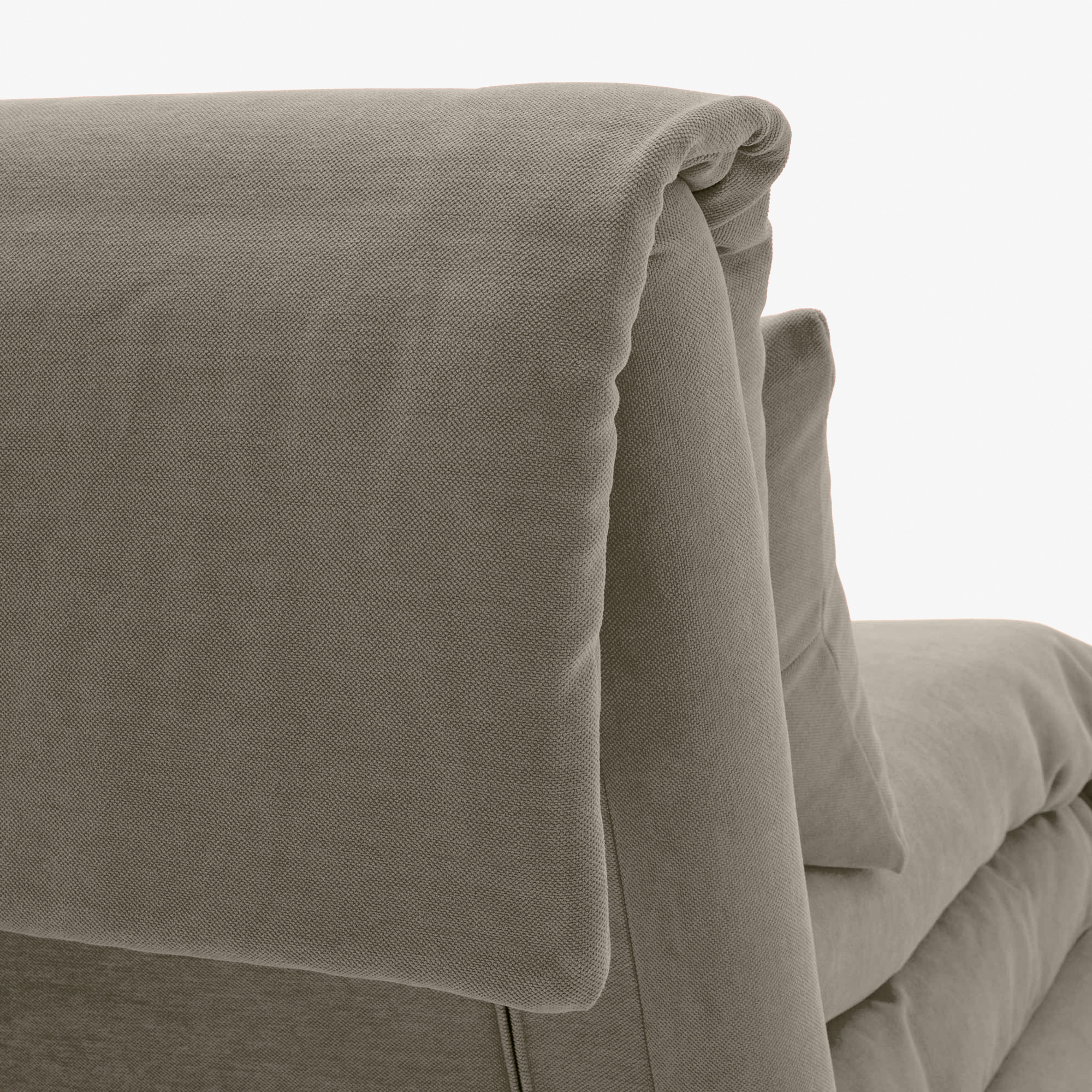 Image SCHLAFSOFA 3-SITZIG MIT KEILKISSEN WEICHE MATRATZE STOFF AMALFI 8