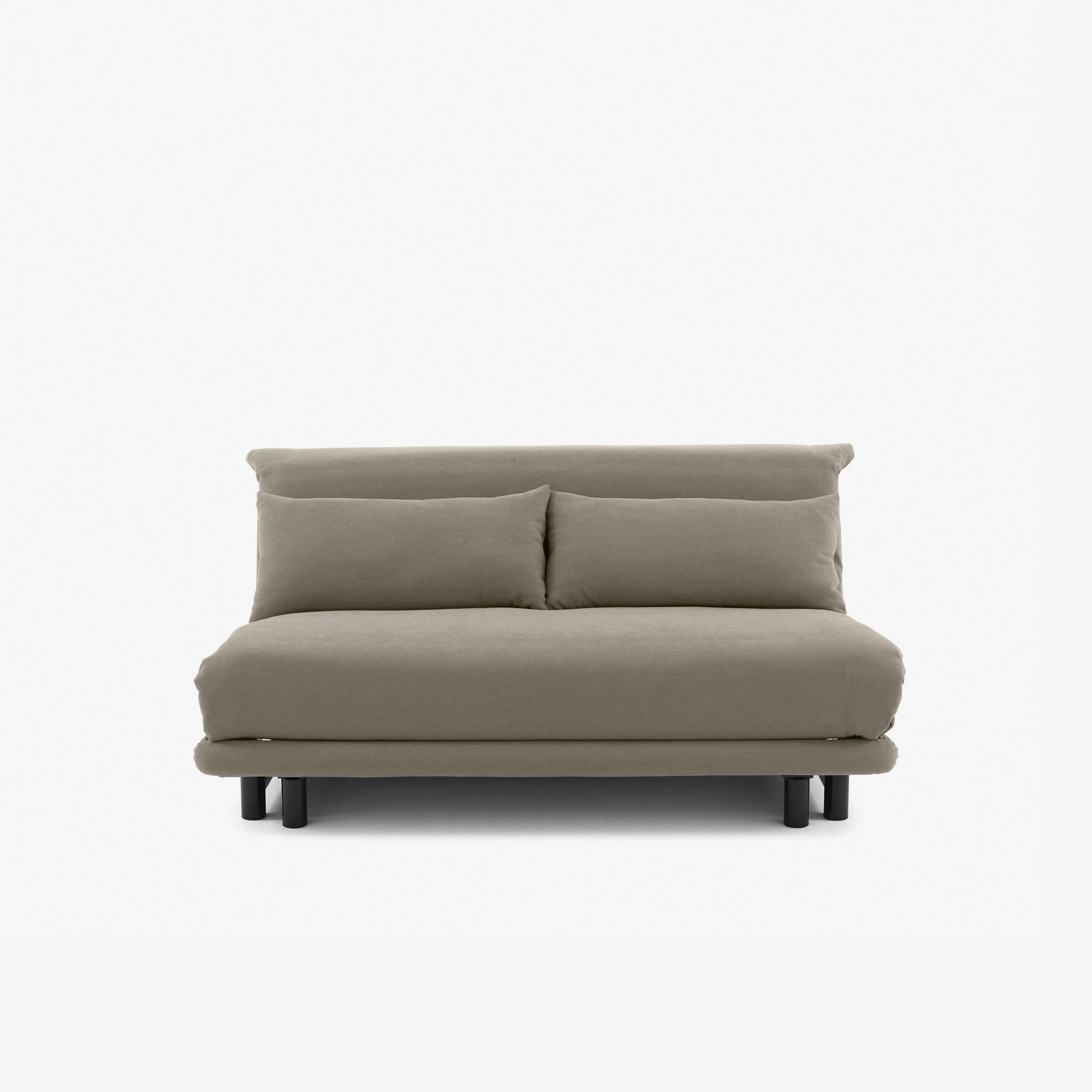 Image SCHLAFSOFA 3-SITZIG MIT KEILKISSEN WEICHE MATRATZE STOFF AMALFI 1