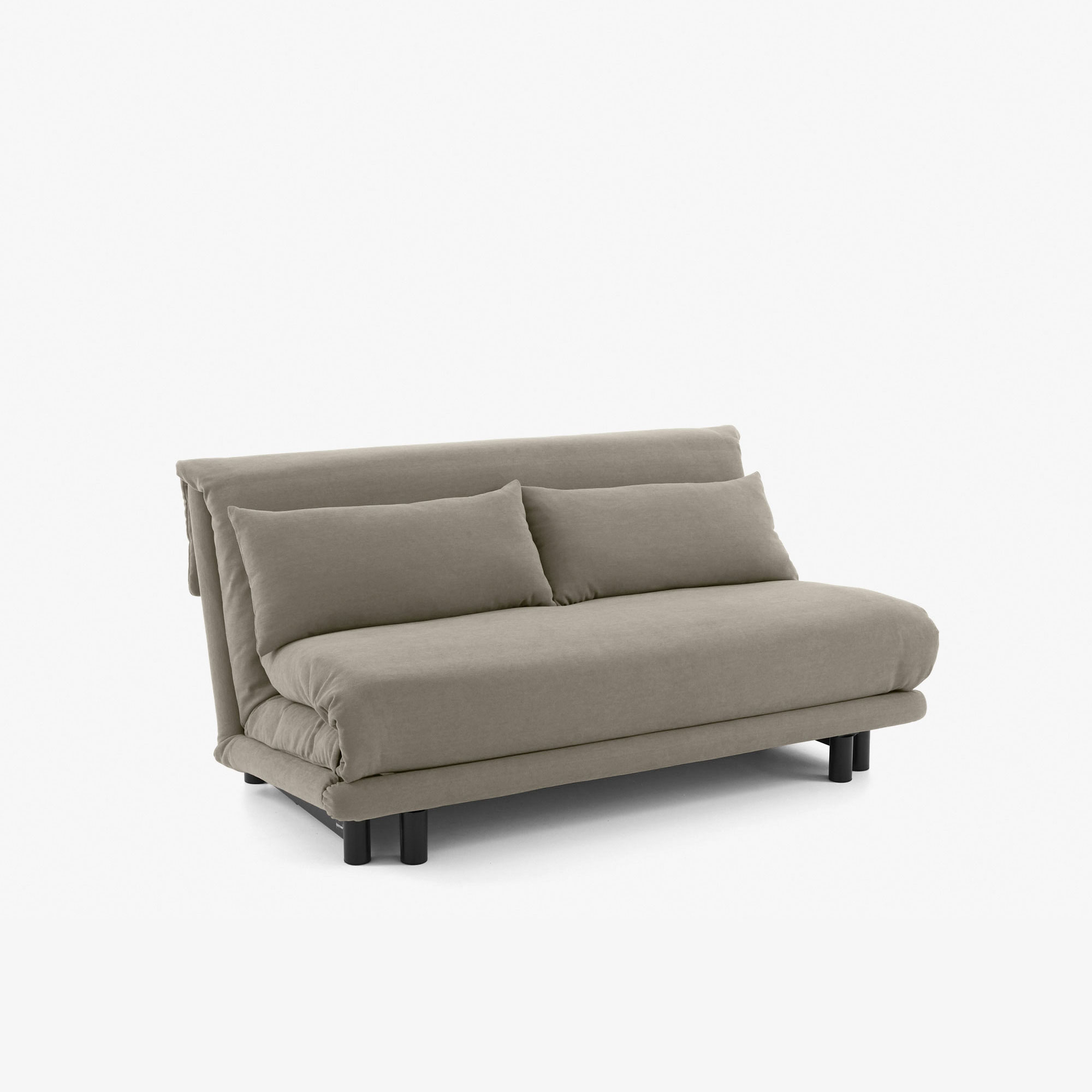 Image SCHLAFSOFA 3-SITZIG MIT KEILKISSEN WEICHE MATRATZE STOFF AMALFI 2