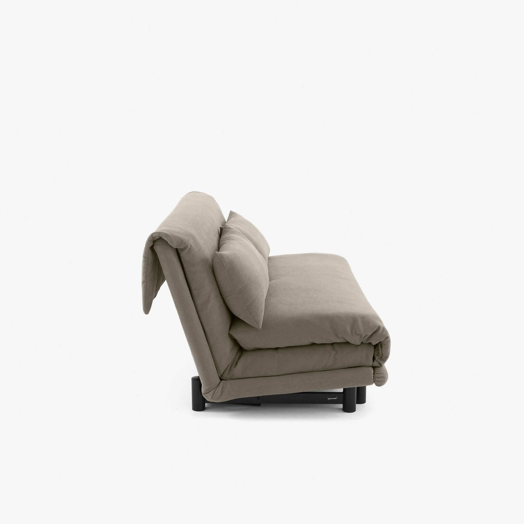 Image SCHLAFSOFA 3-SITZIG MIT KEILKISSEN WEICHE MATRATZE STOFF AMALFI 4