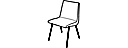 CHAISE PIETEMENT FRENE GRIS CENDRE 