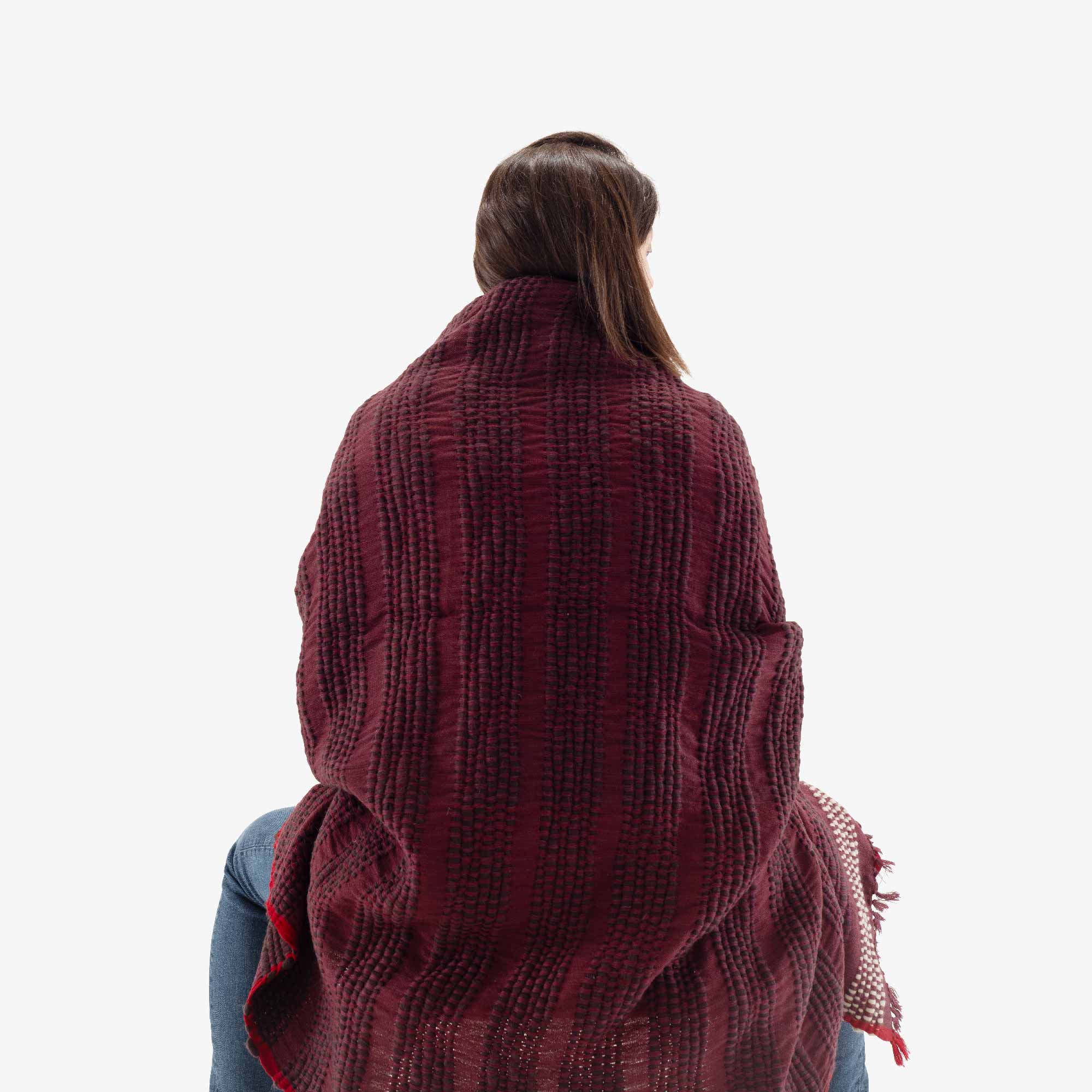 Image PLAID AUBERGINE  2