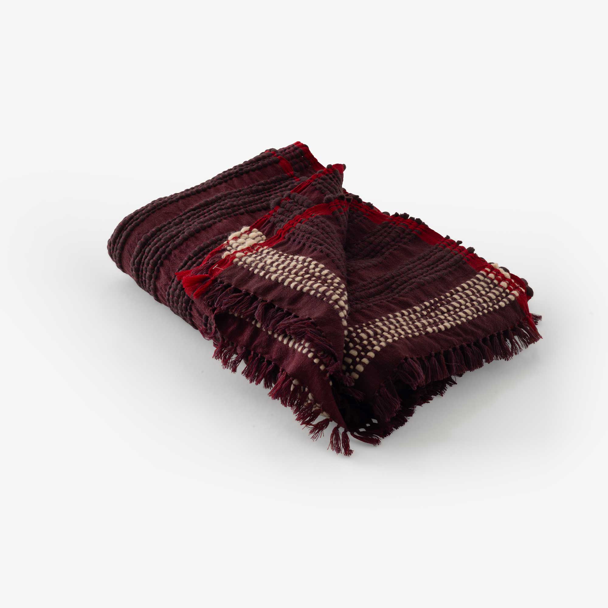 Image PLAID AUBERGINE  3