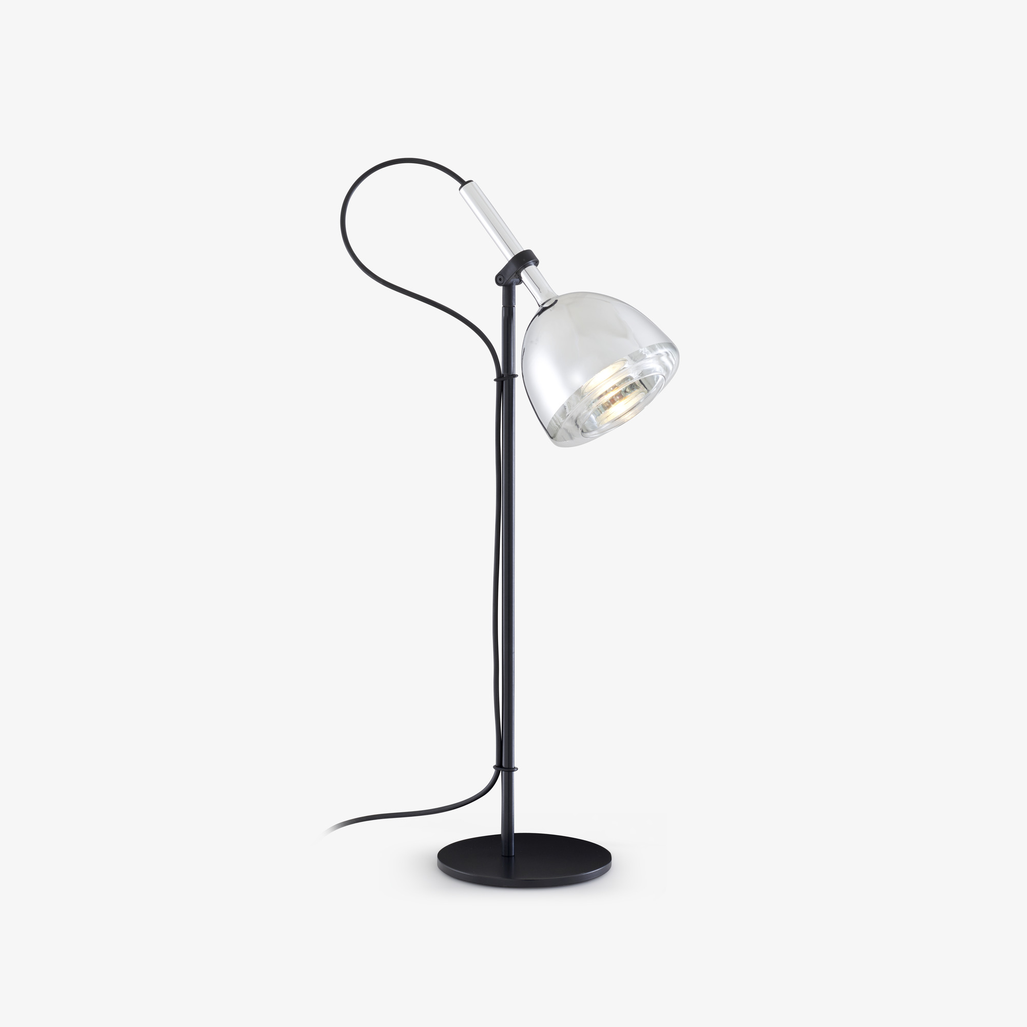 EGLO TORVISCO Tischleuchte – Chrom, Höhe 27,5 Cm, Für Leuchtmittel Bis 60 W