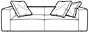 3-SITZER KOMPLETTES ELEMENT 