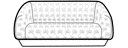 GROSSER 2-SITZER KOMPLETTES ELEMENT 