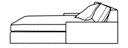 LIEGESOFA MIT 2 ARMLEHNEN TYP B 