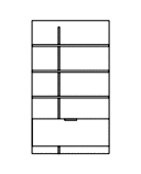 WANDPANEEL MIT NIEDRIGER CONTAINER 