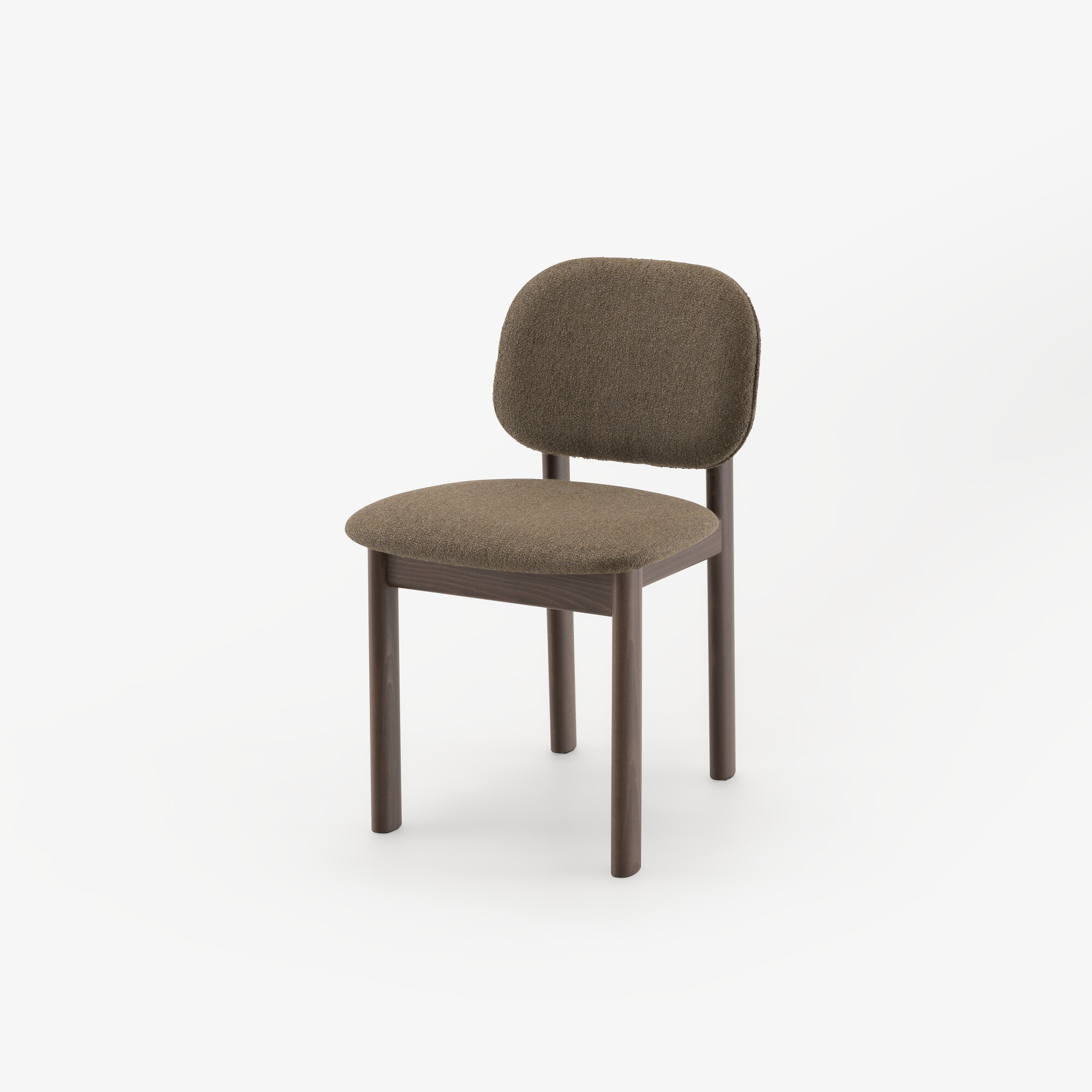 Image Jeu de 2 chaises hêtre ton noyer noisette 2