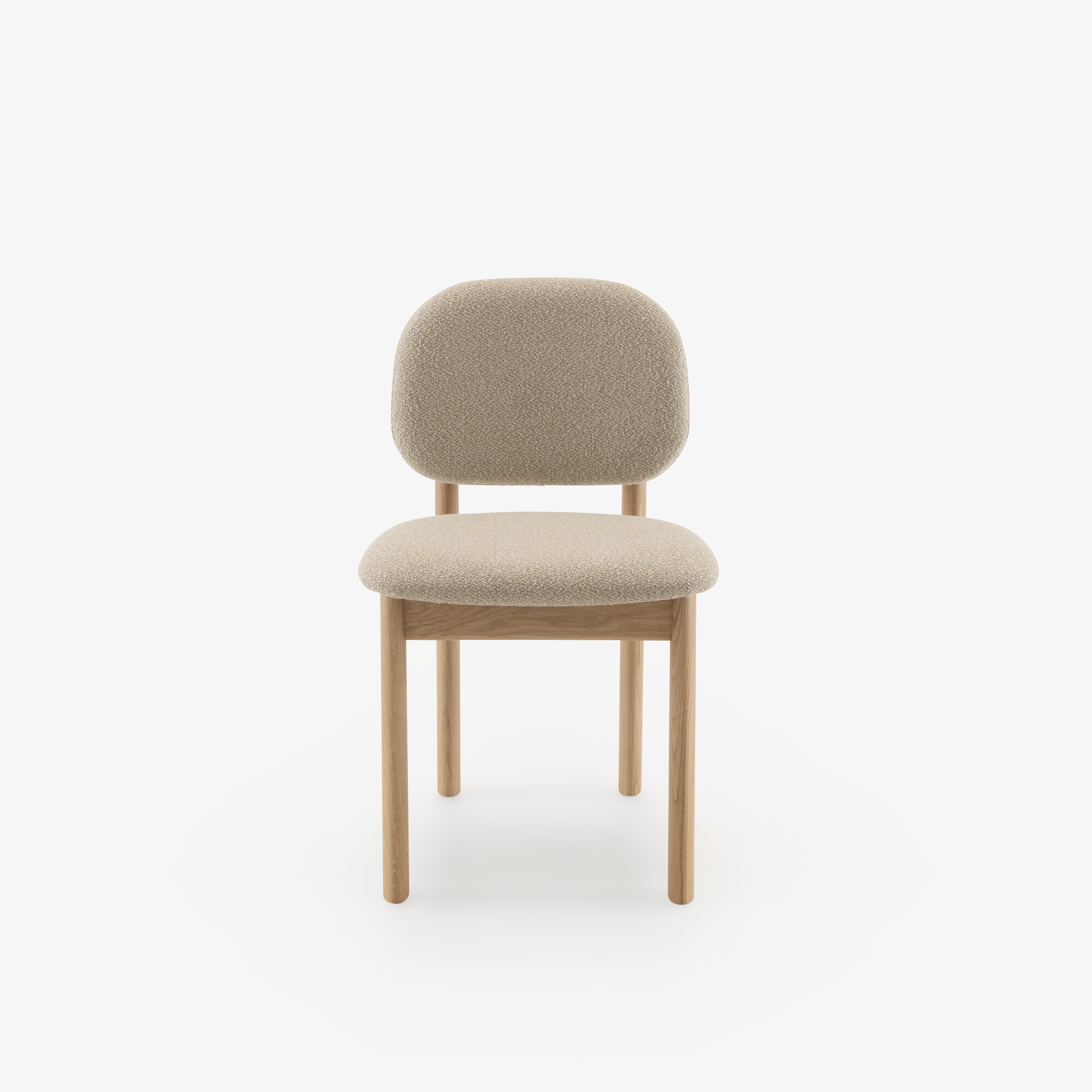 Image JEU DE 2 CHAISES CHÊNE BLANCHI ECRU