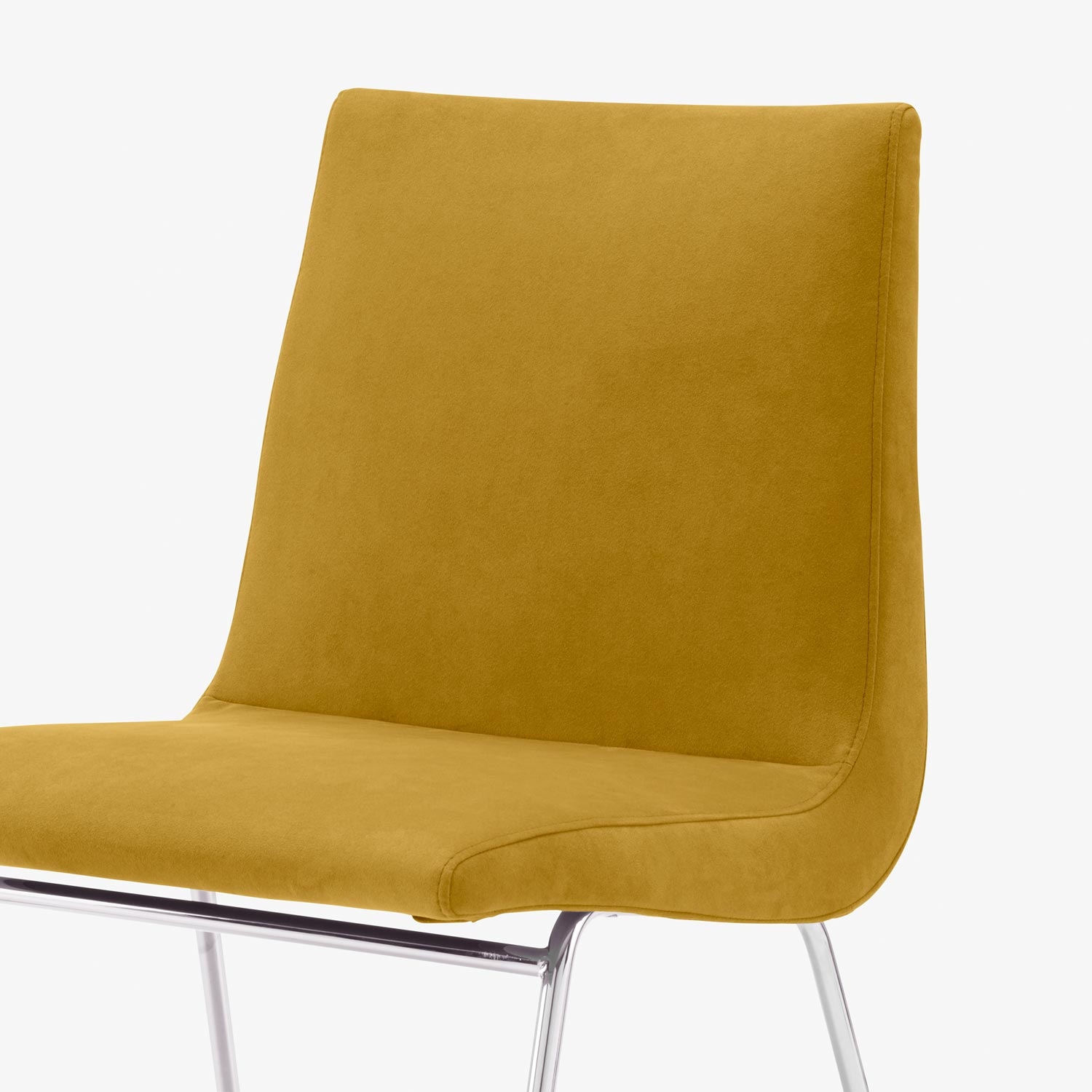 Image Chaise piétement chromé brillant  8