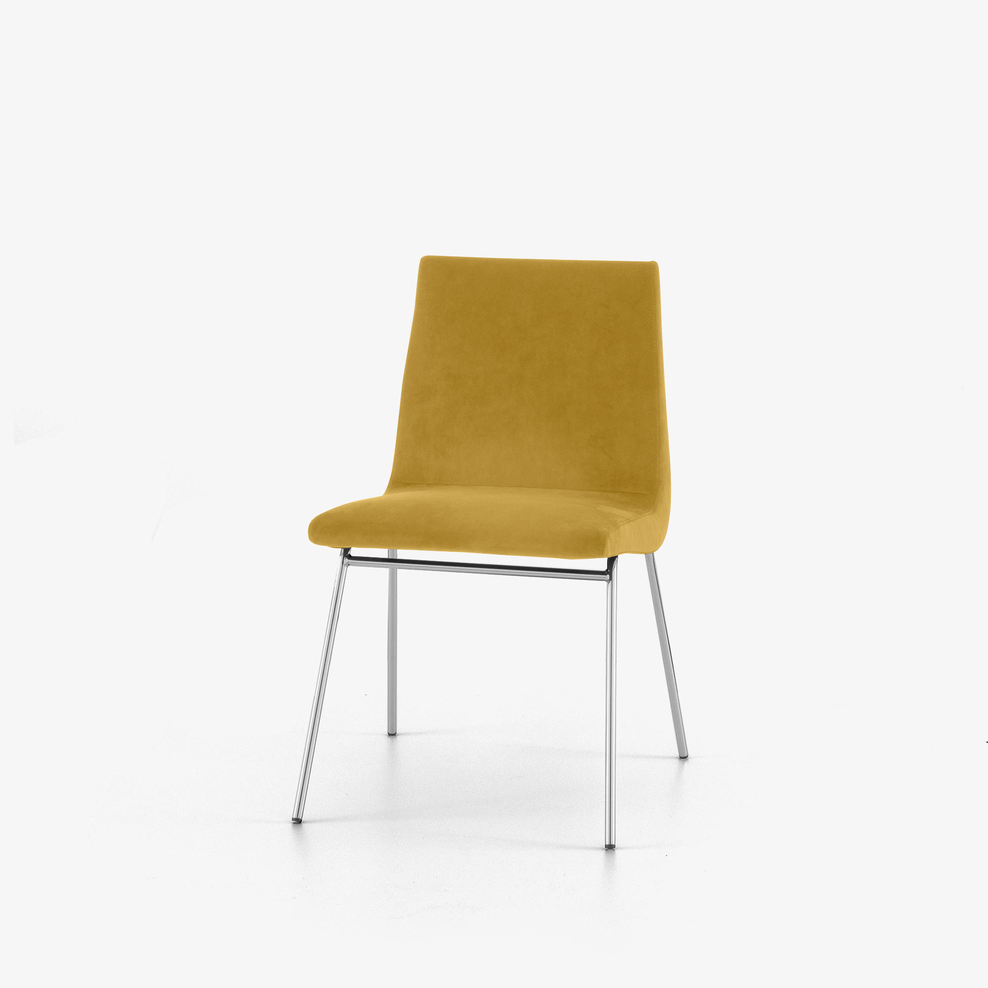 Image Chaise piétement chromé brillant  2