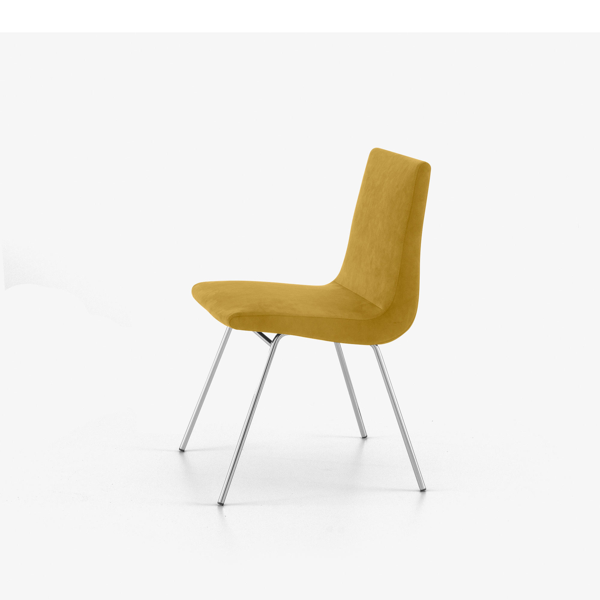Image Chaise piétement chromé brillant  3