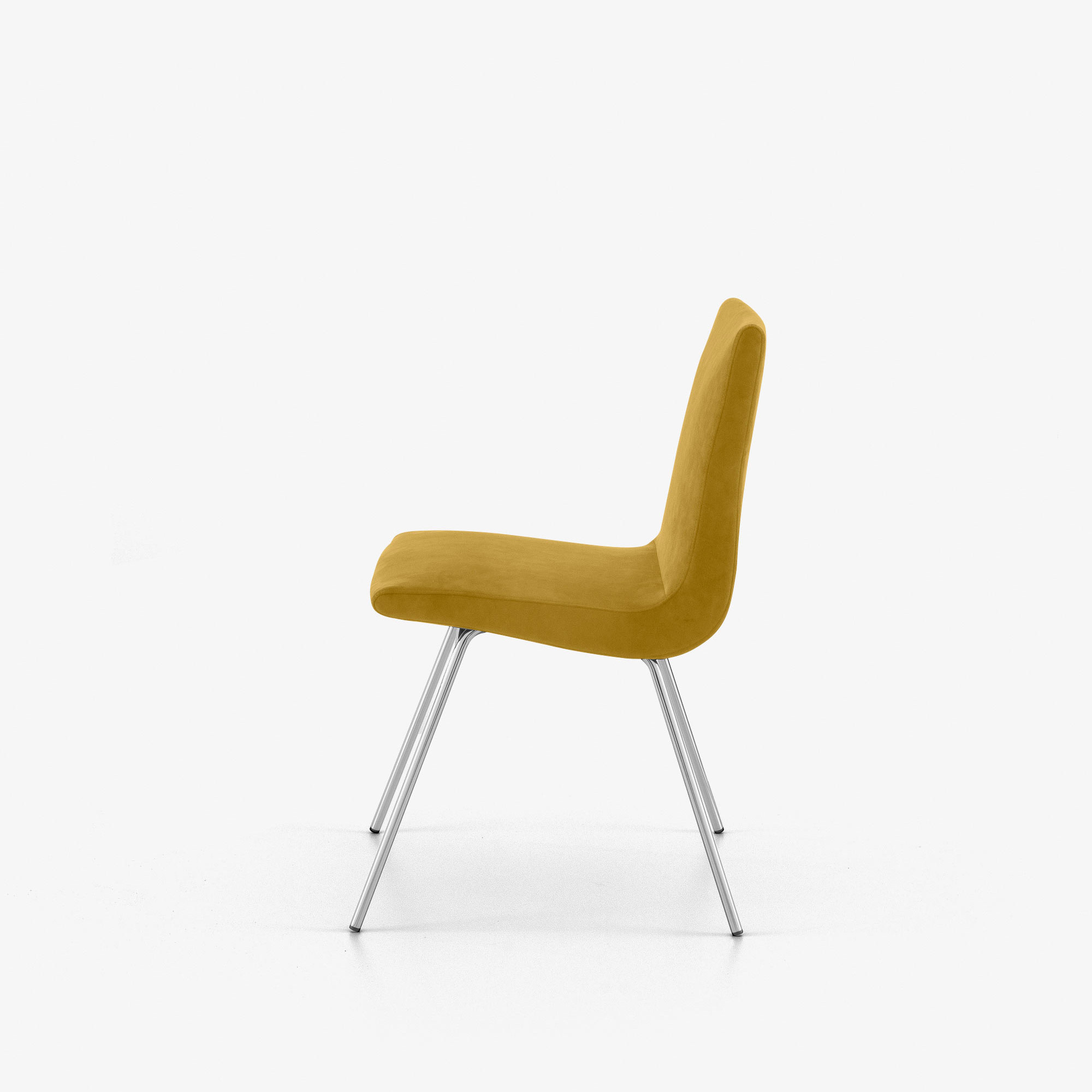 Image Chaise piétement chromé brillant  4