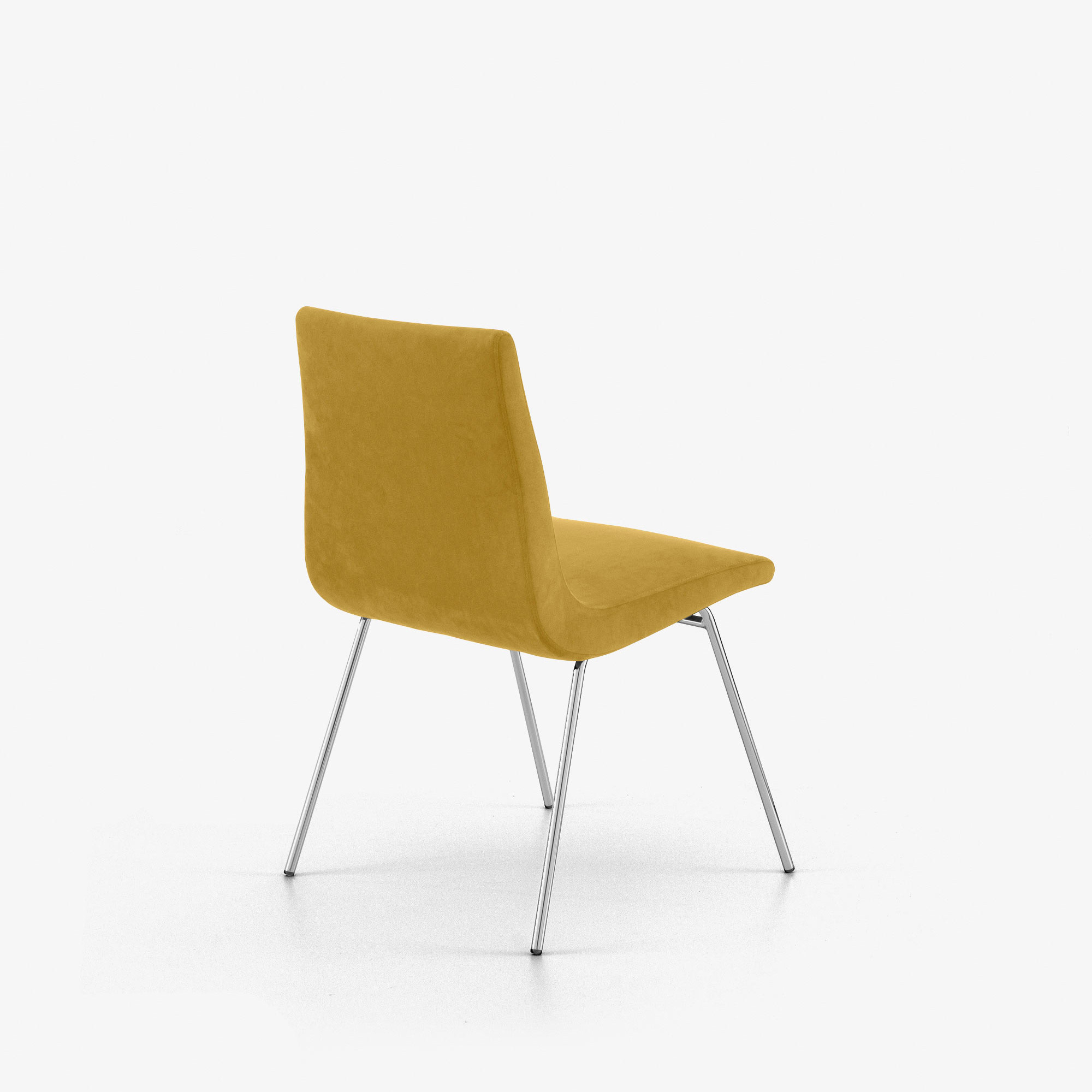 Image Chaise piétement chromé brillant  6