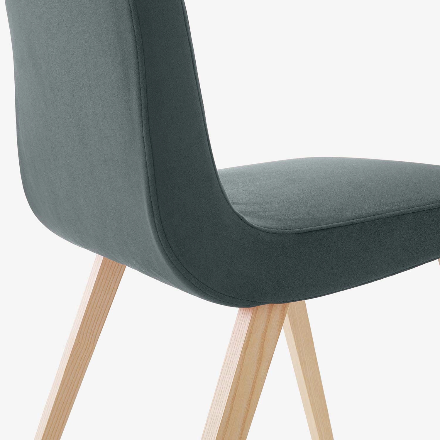 Image Chaise piétement frêne naturel  9