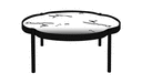 TABLE BASSE MARBRE LATTÉ (GRÈGE) 