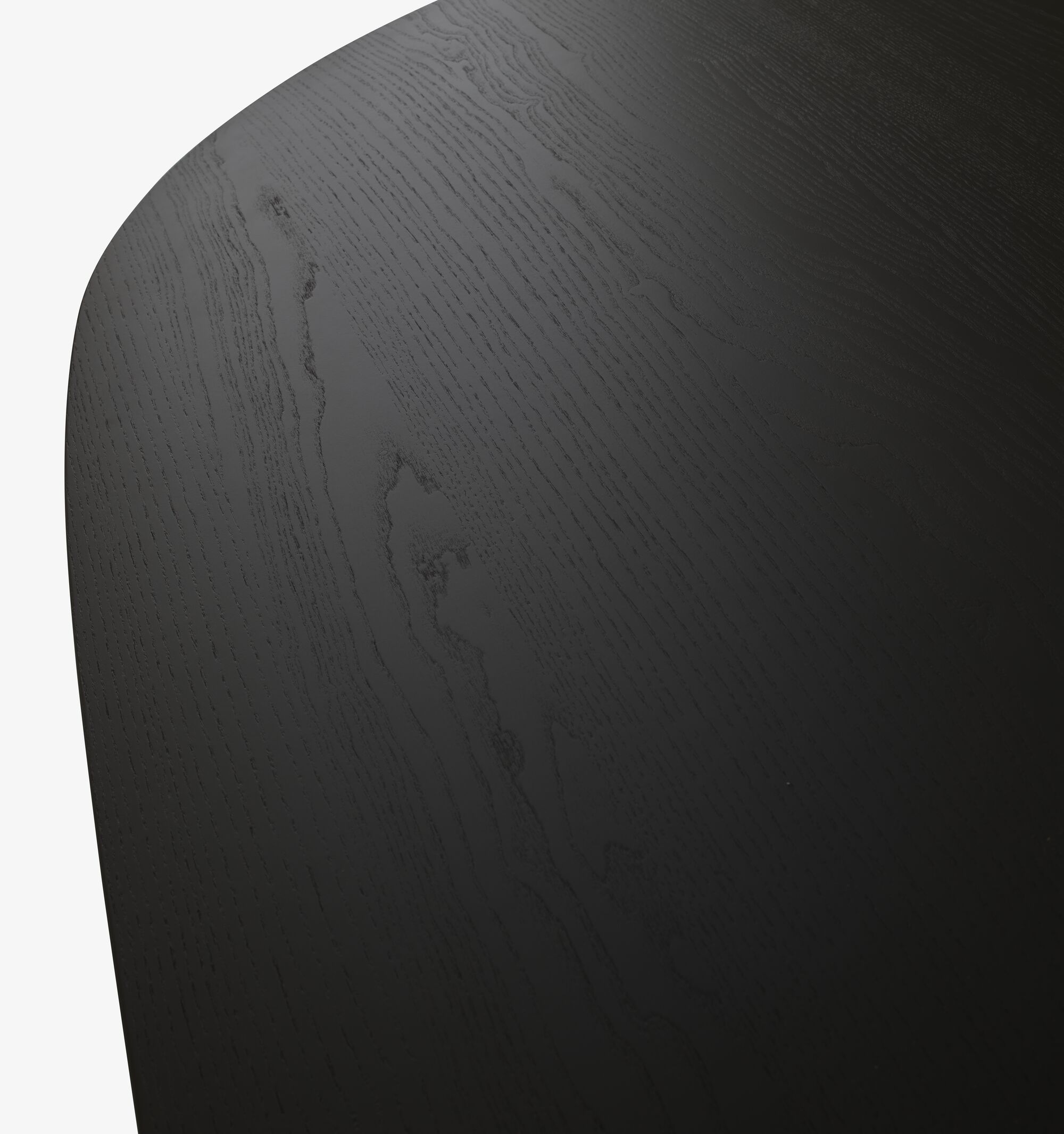 Image Dining table black stained ash base in black stained ash 4