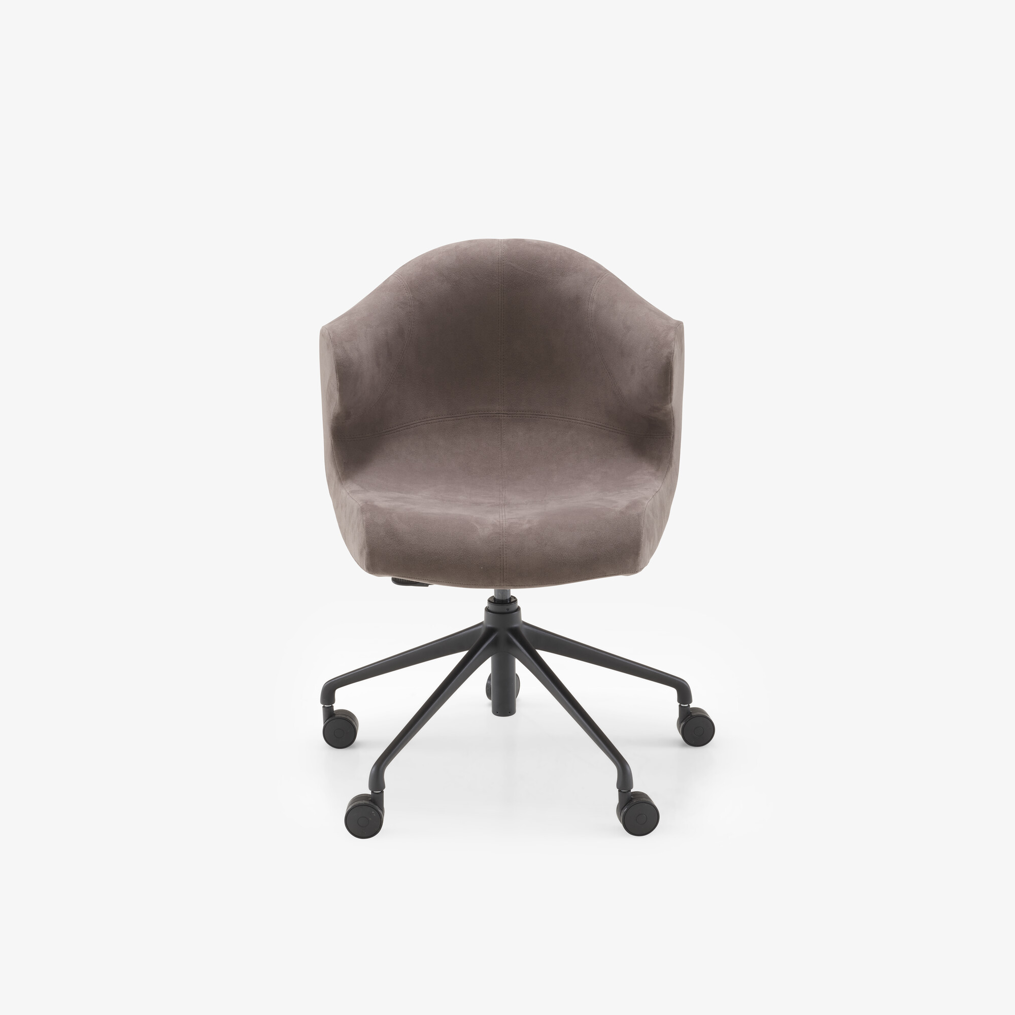 Image Alster carver chair black base on castors 1