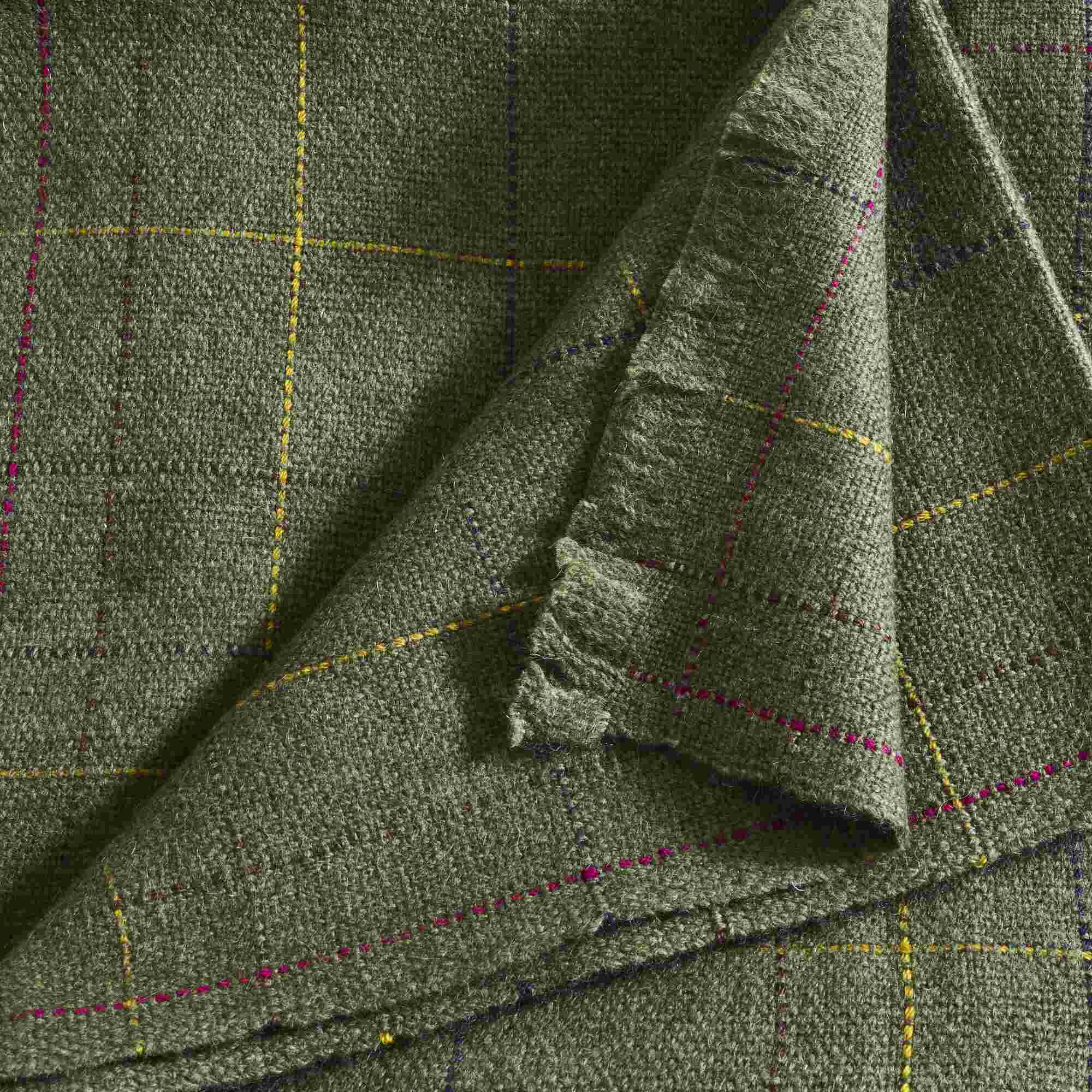 Image Plaid olive  3