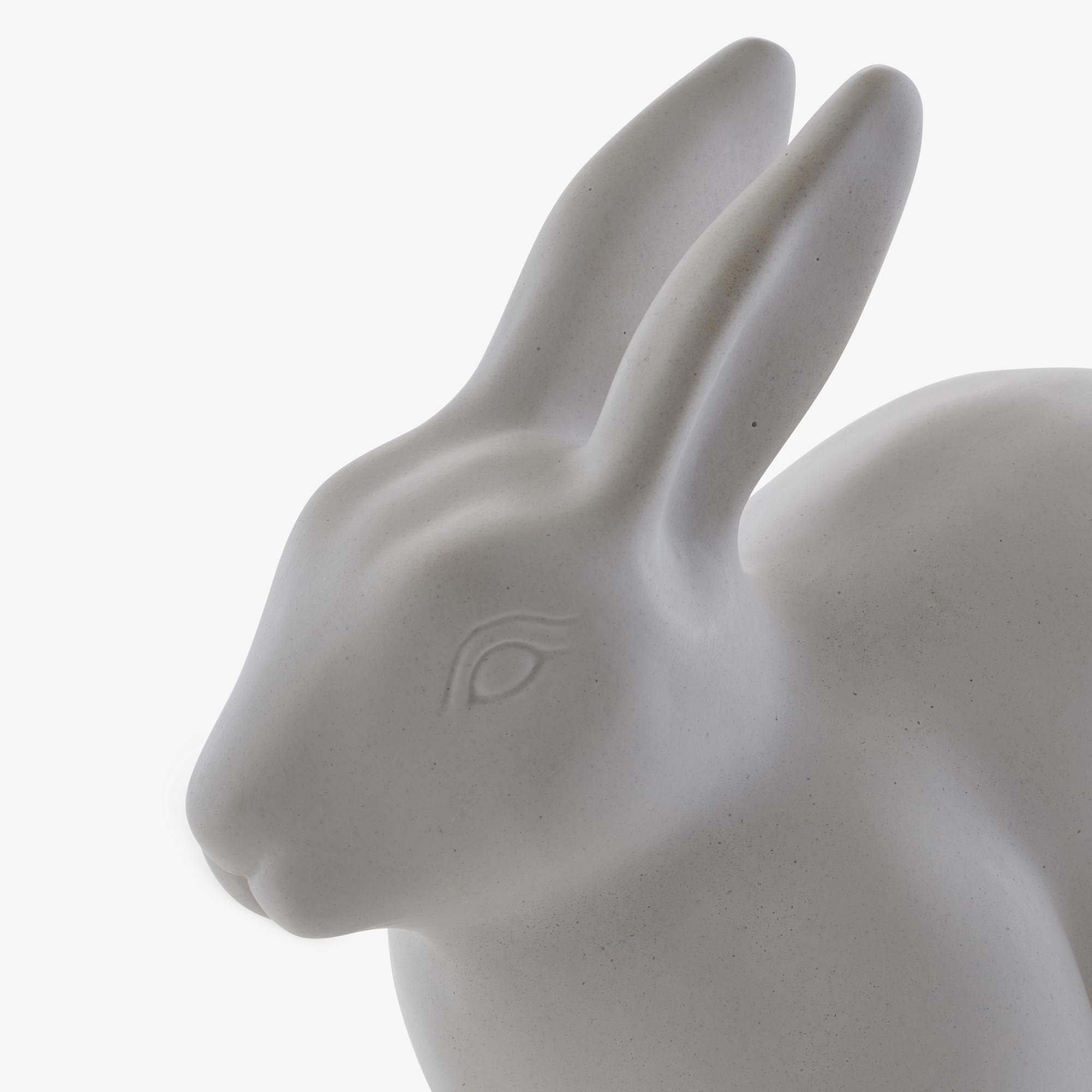 Image Pan pan decorative rabbit matt white 3